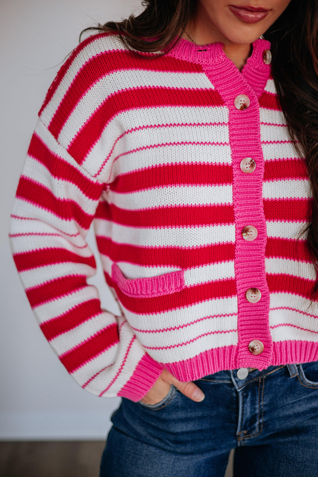 Kadence Striped Cardigan