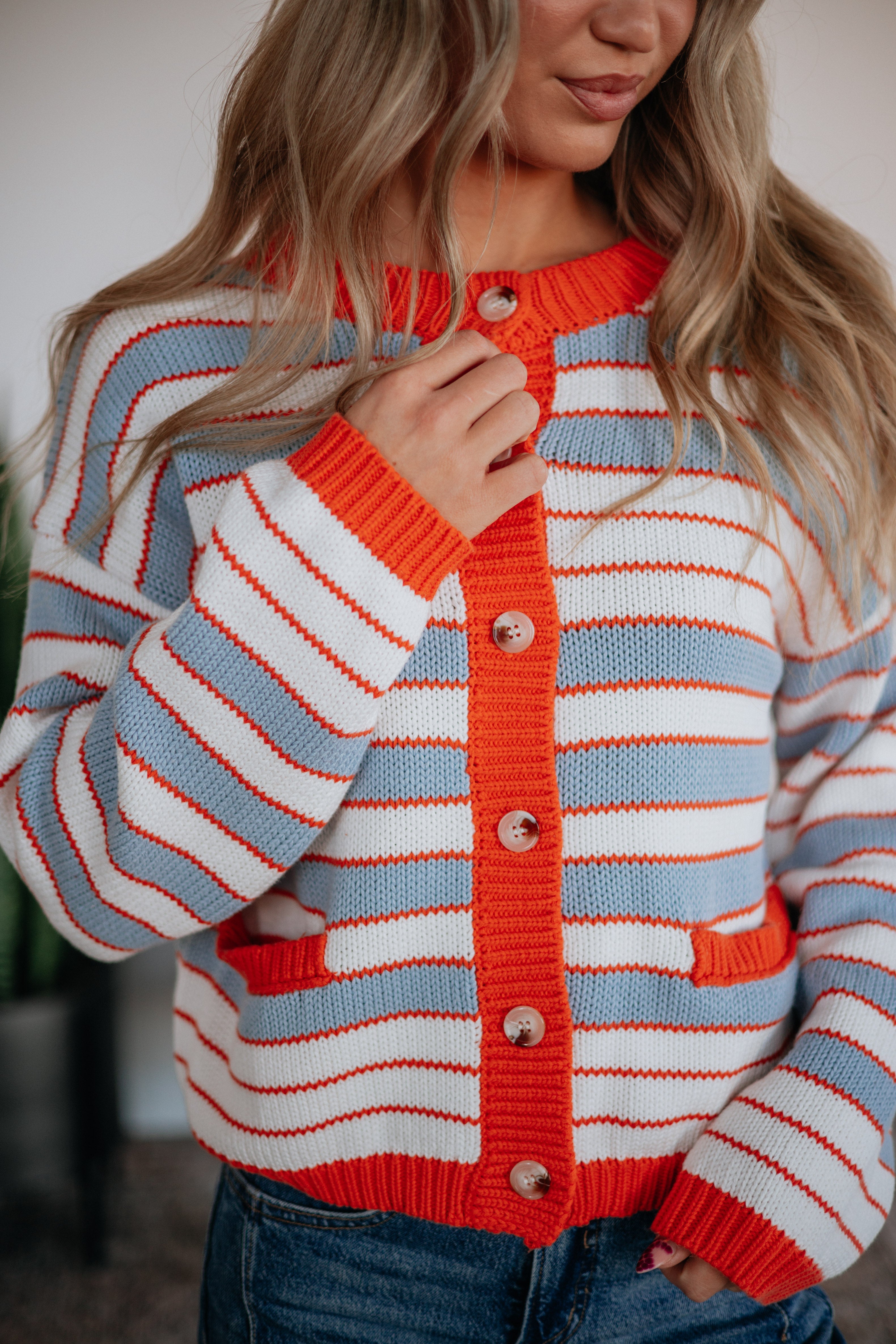 Kadence Striped Cardigan