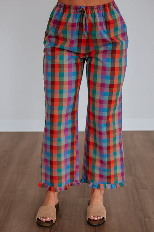 Abbie Plaid Pants