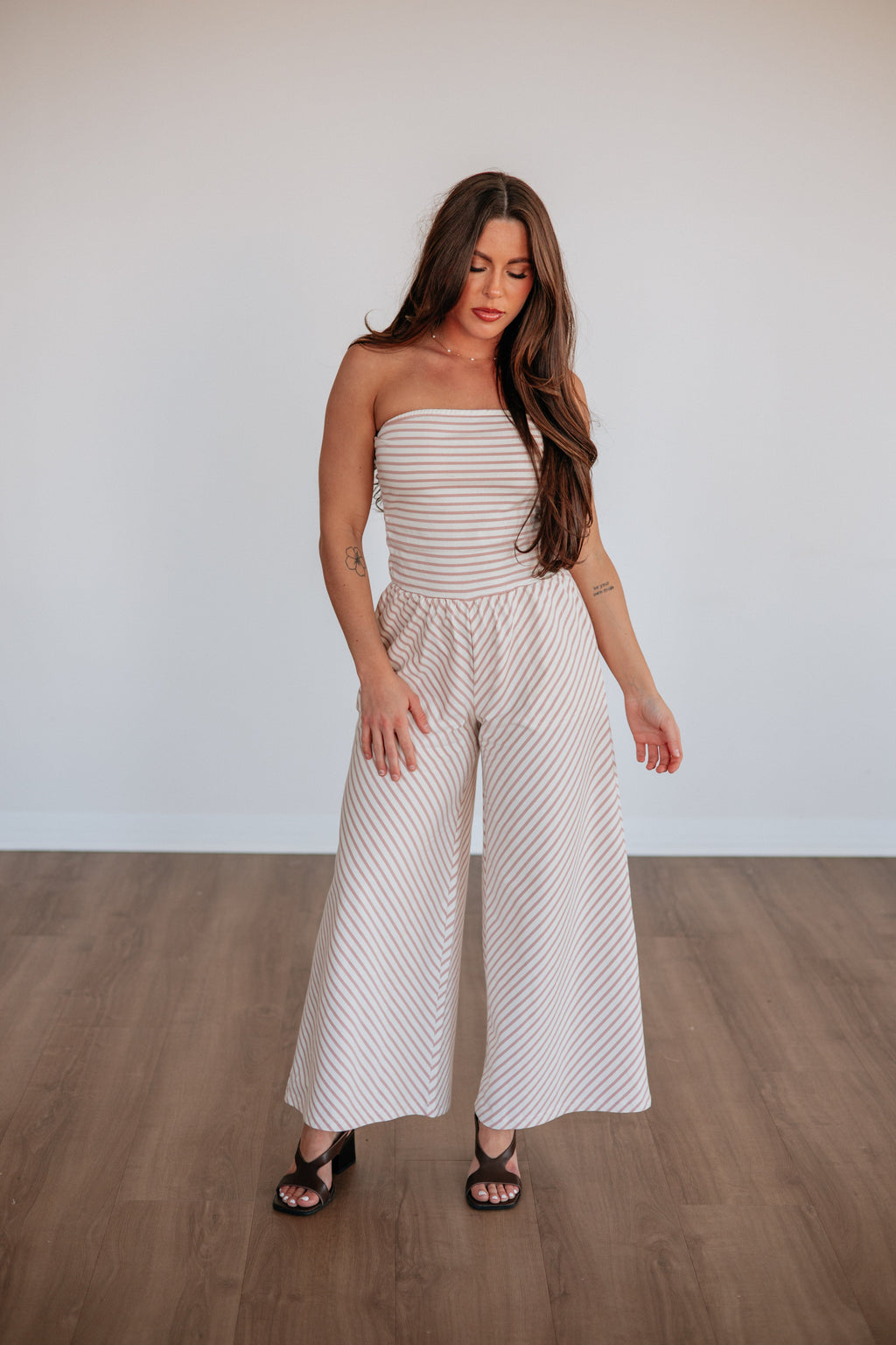 Bryanna Striped Jumpsuit