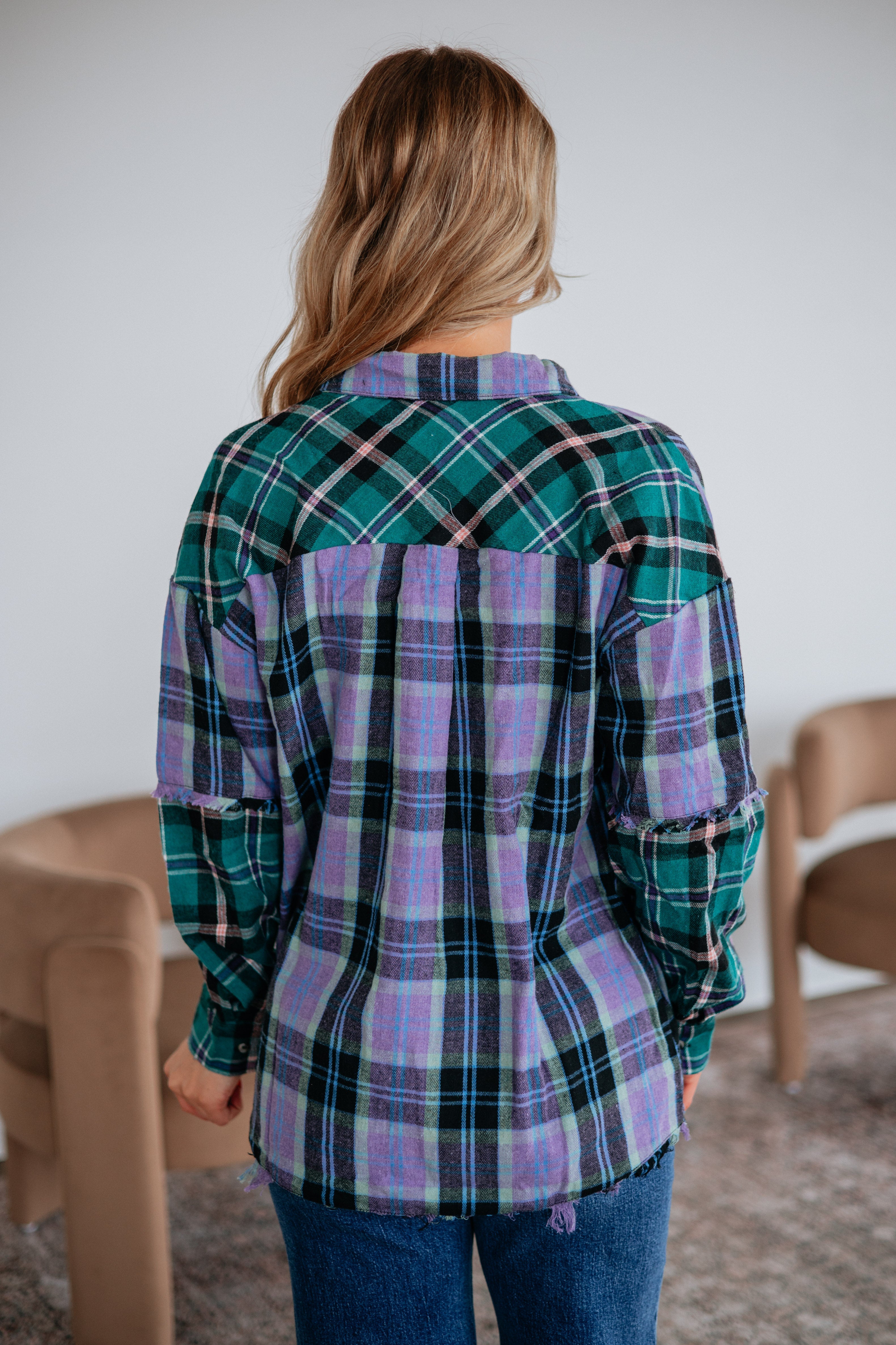 Joleen Flannel Top