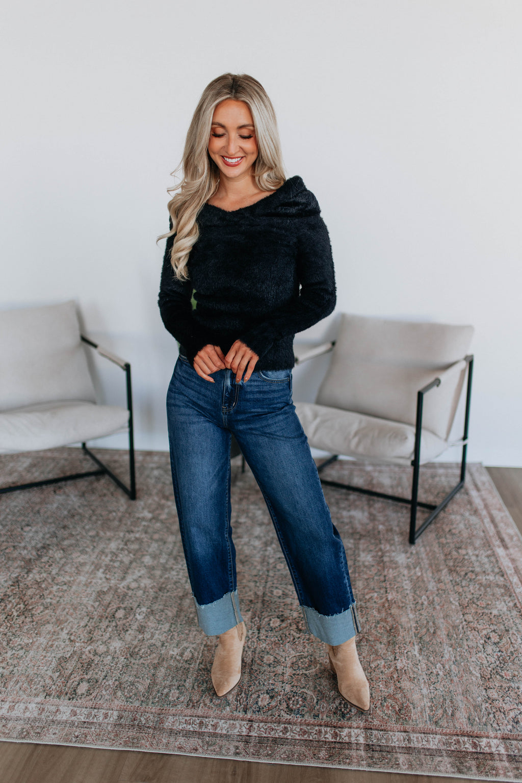 Candice Off The Shoulder Sweater