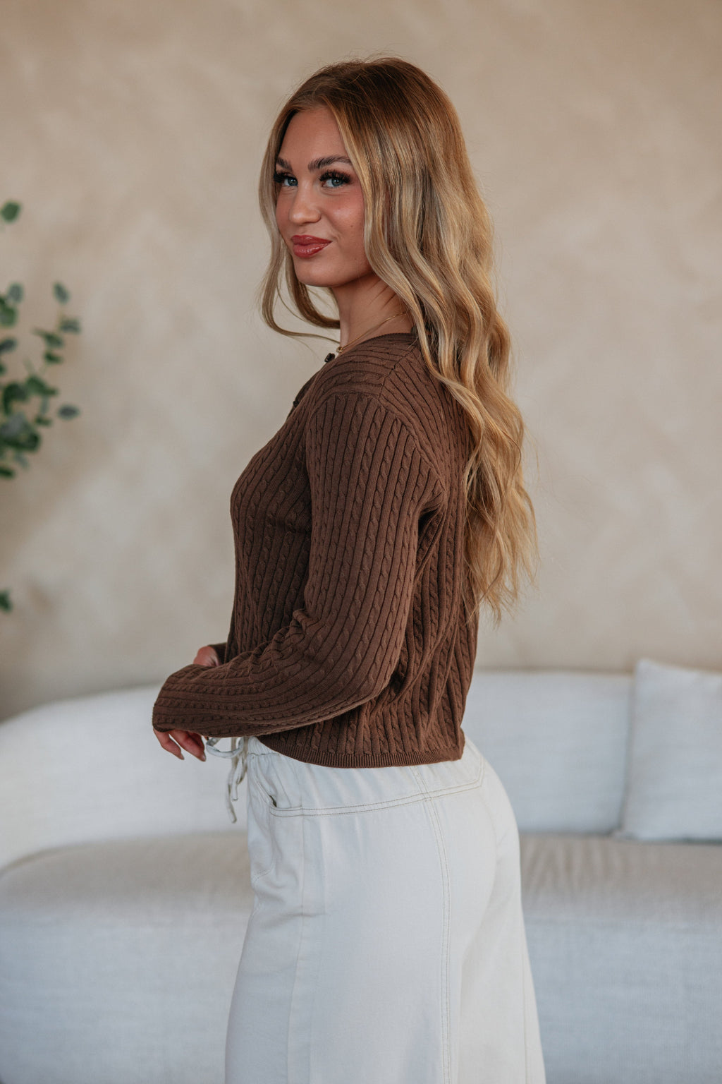 Melody Cable Knit Cardigan