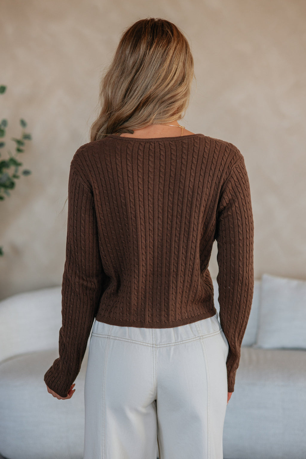 Melody Cable Knit Cardigan