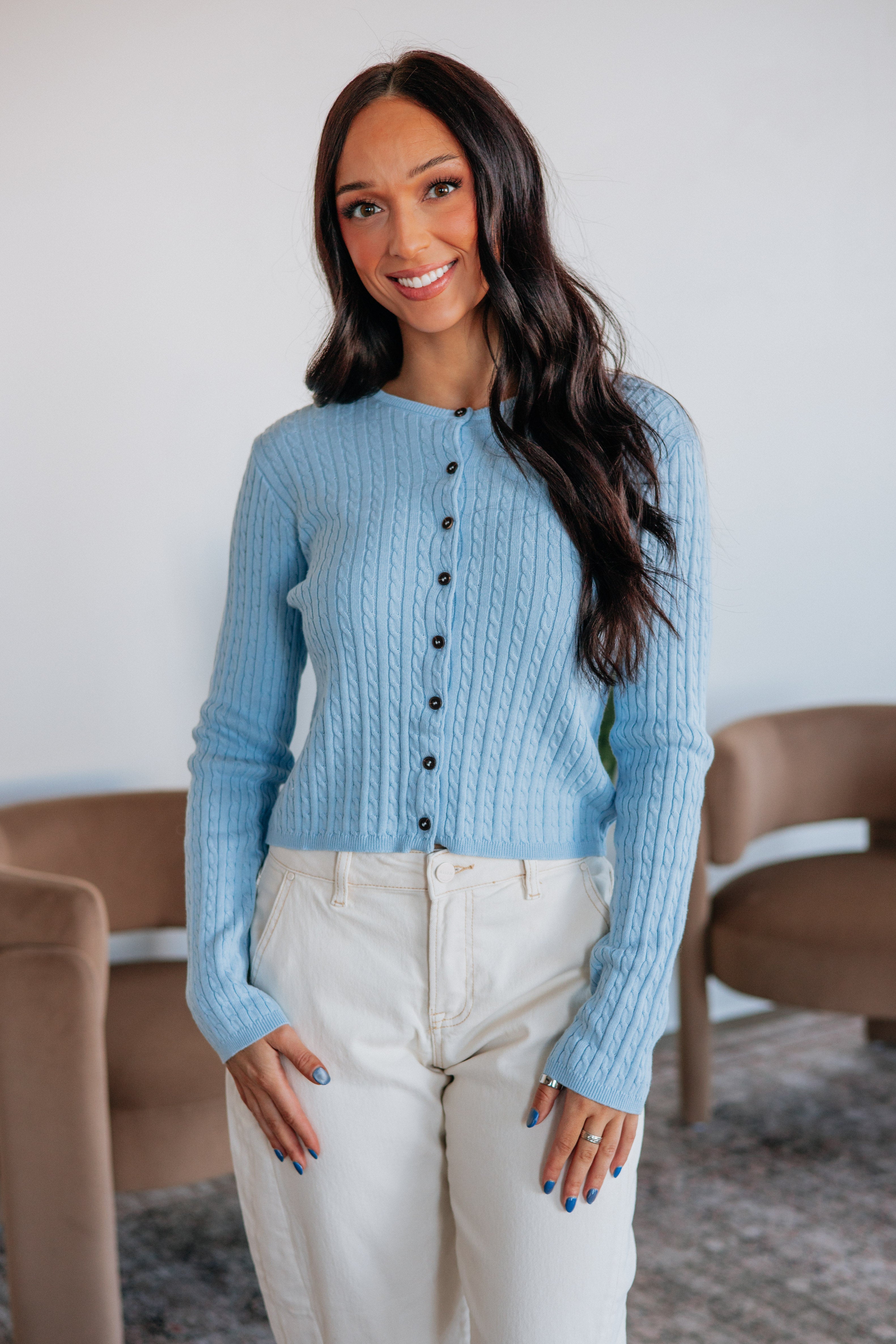Melody Cable Knit Cardigan