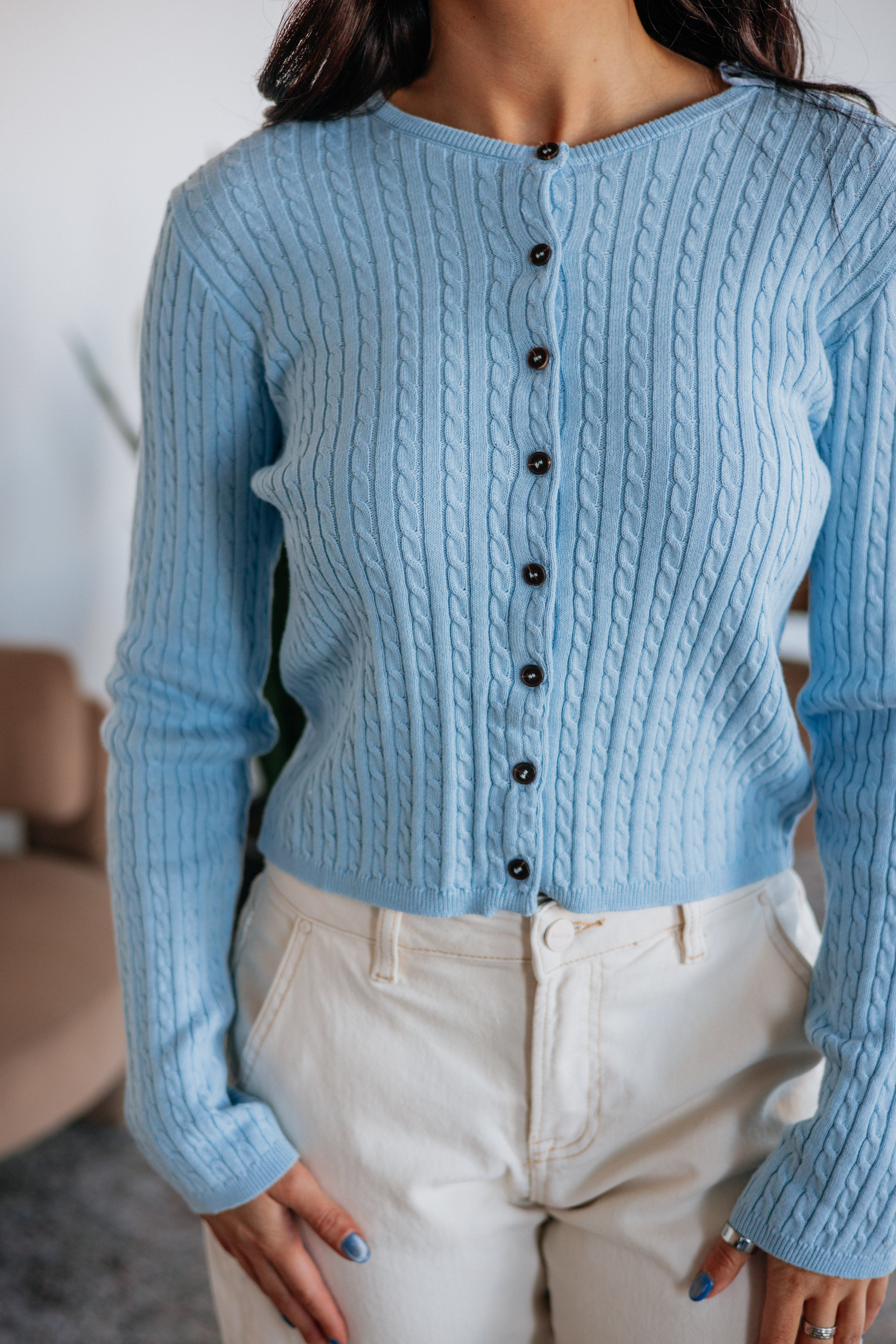 Melody Cable Knit Cardigan