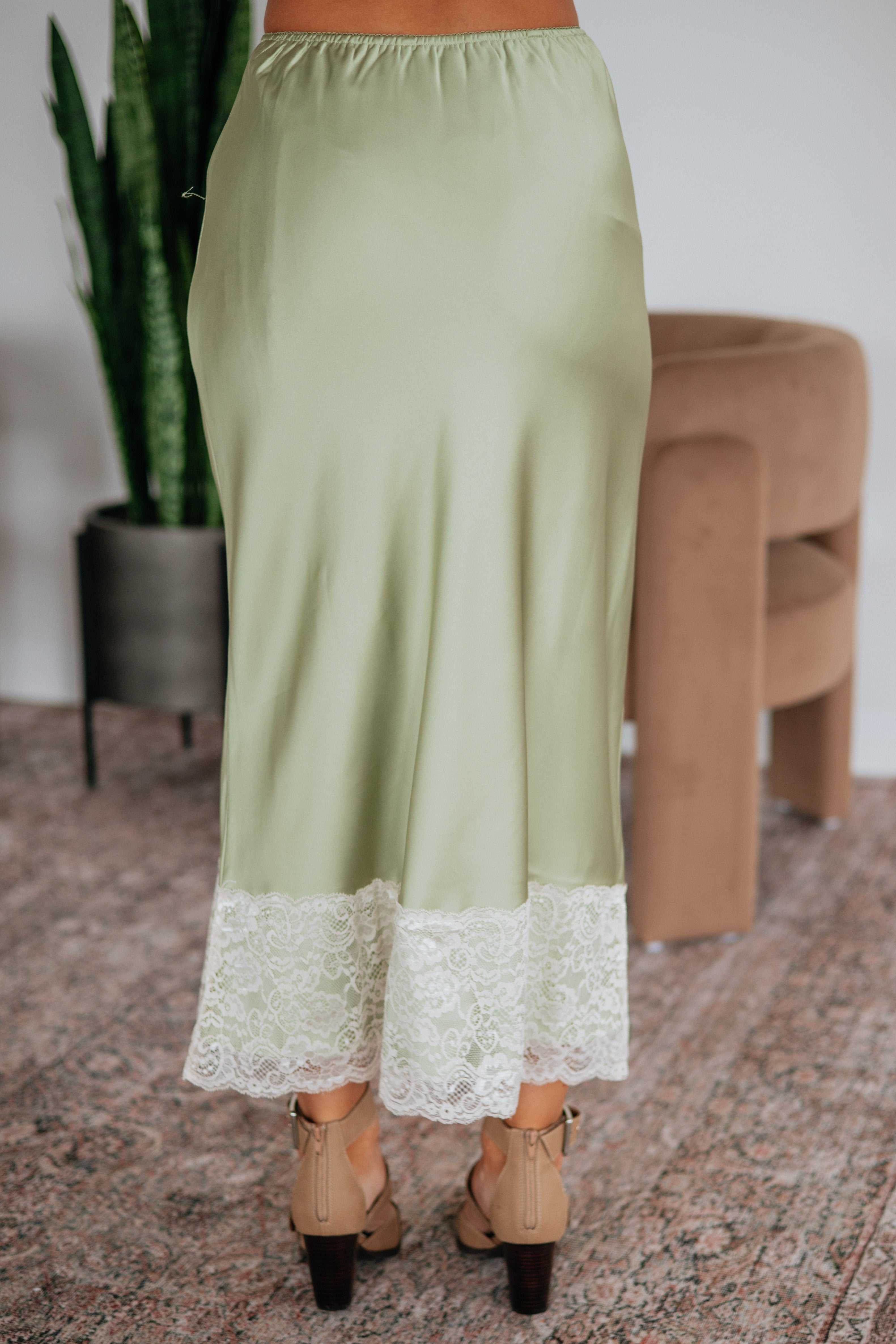 Jacqueline Satin Skirt