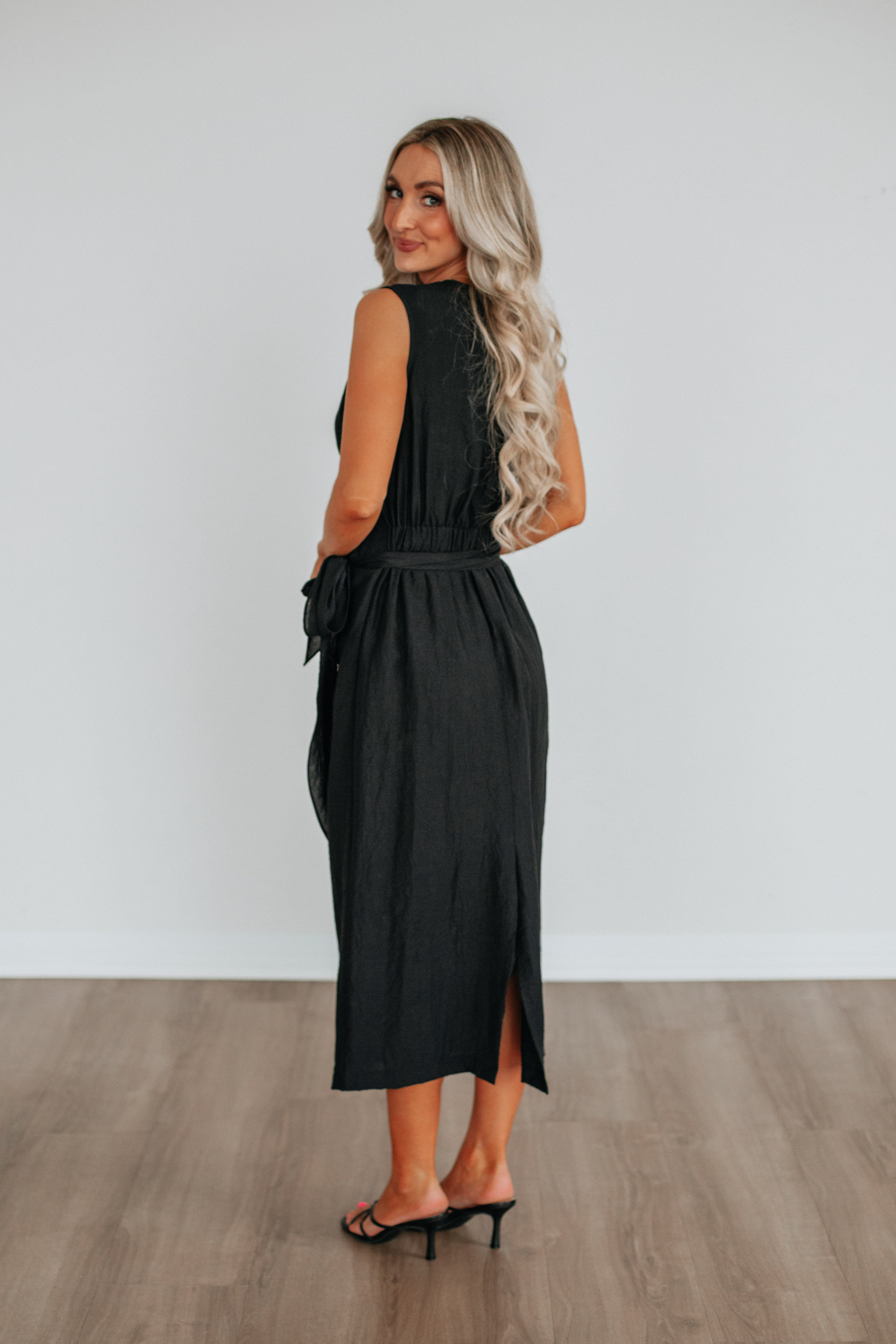 Nadine Linen Dress