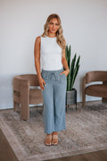 Duncan Casual Pants - Misty Blue