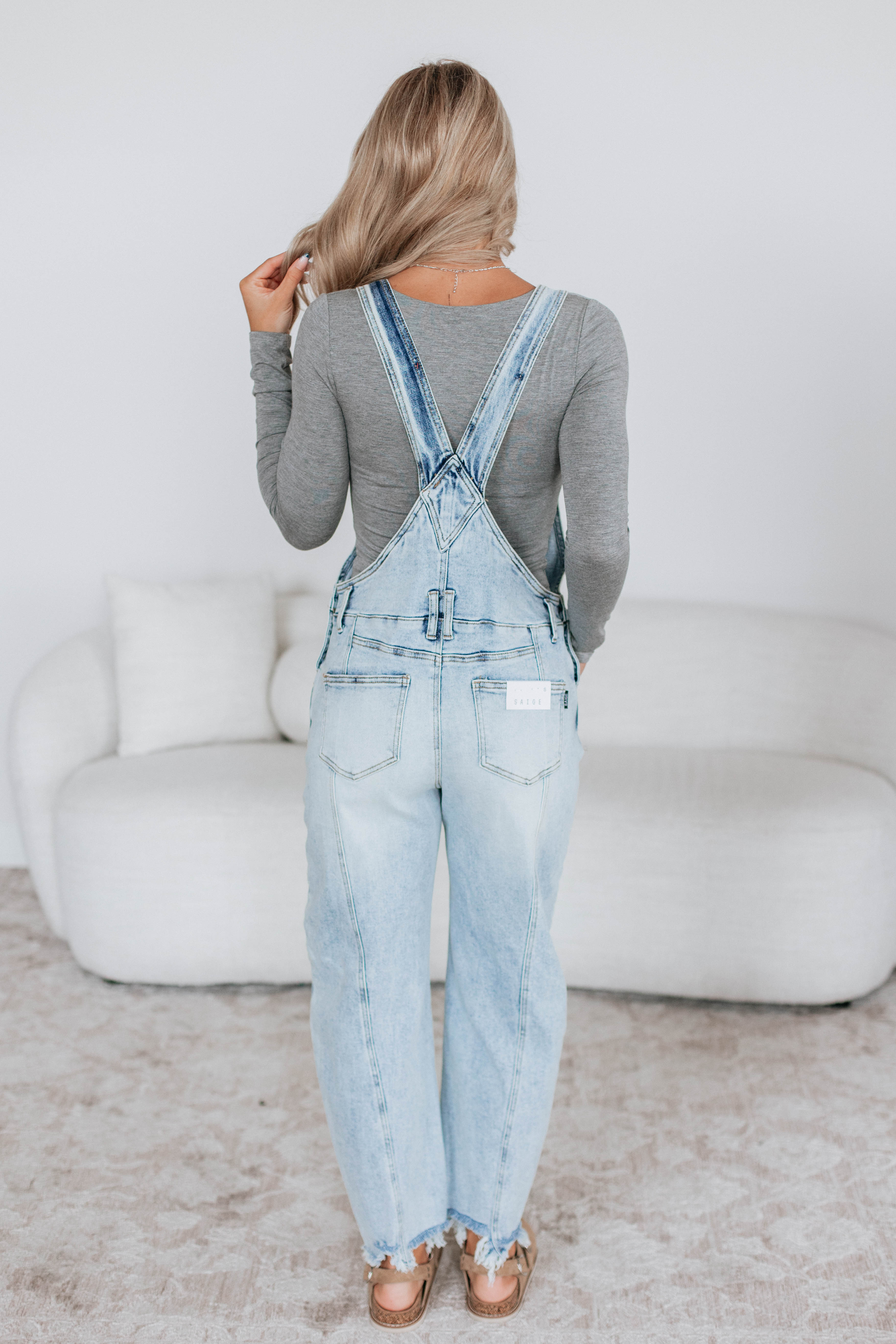 Debby Saige Denim Overalls