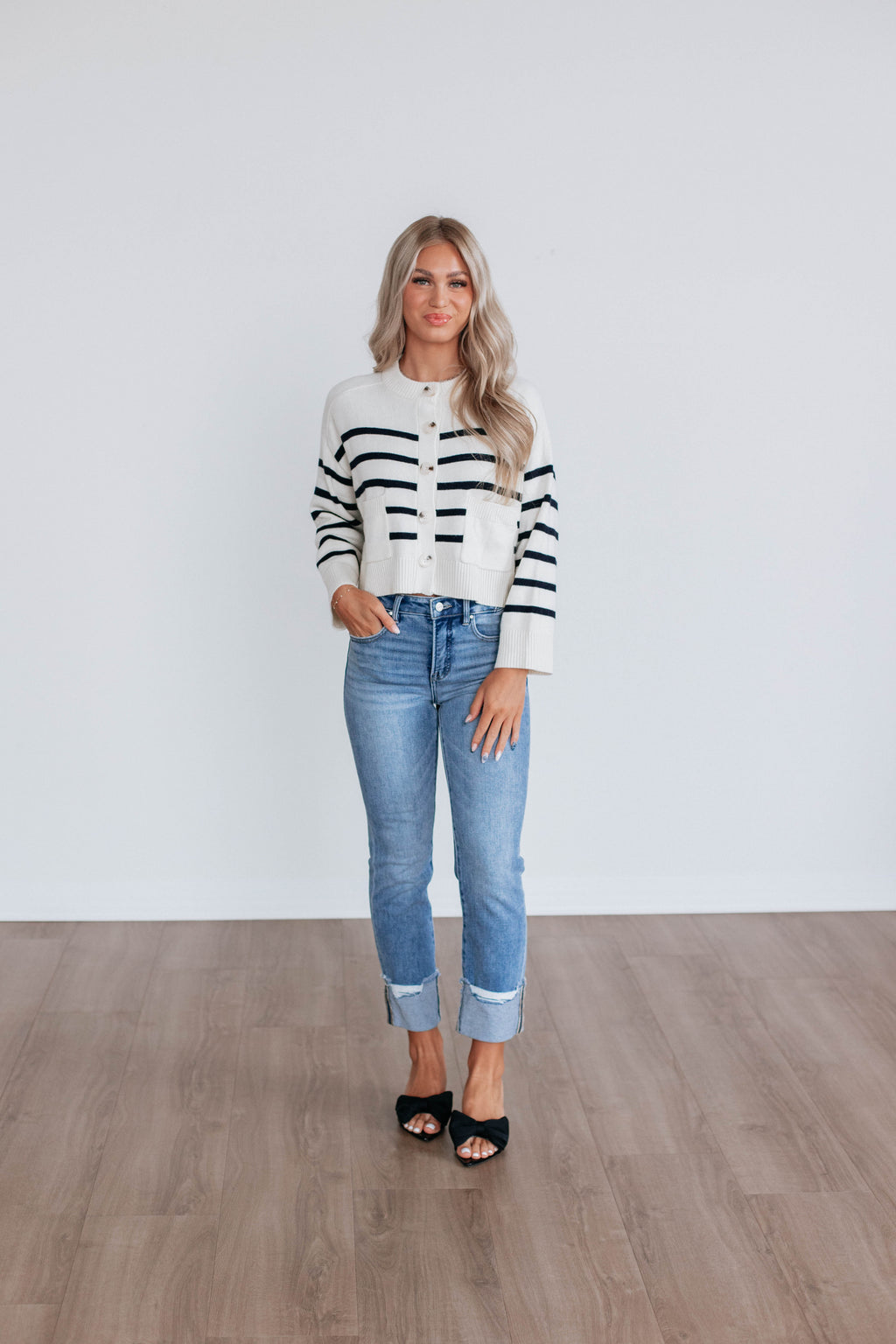Harbor Striped Cardigan