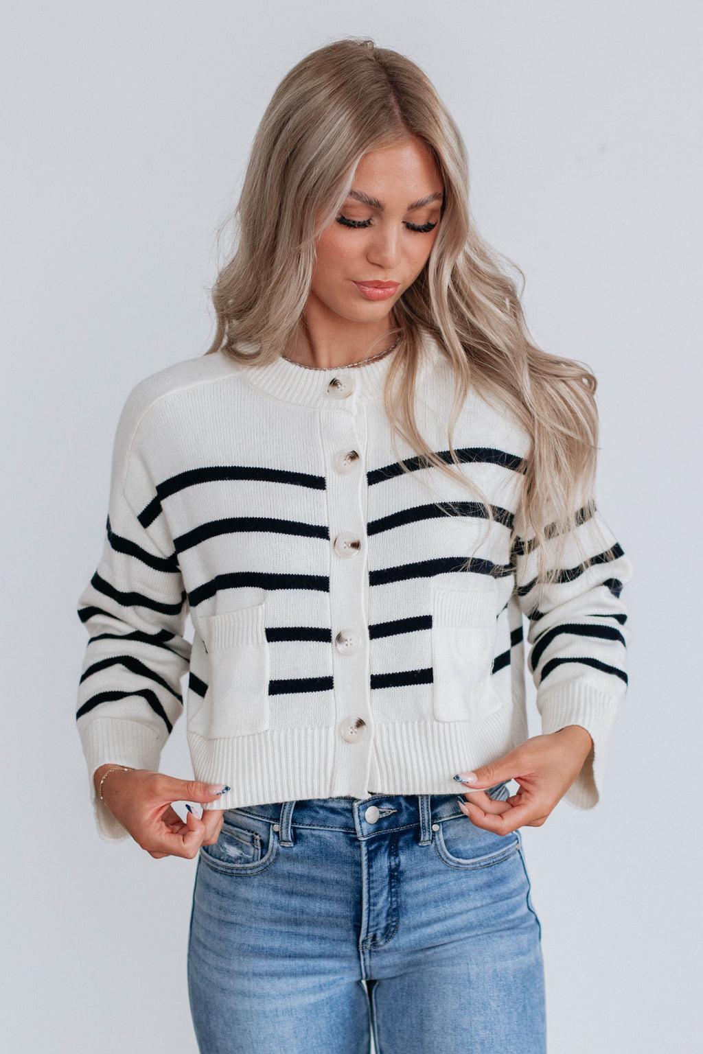 Harbor Striped Cardigan