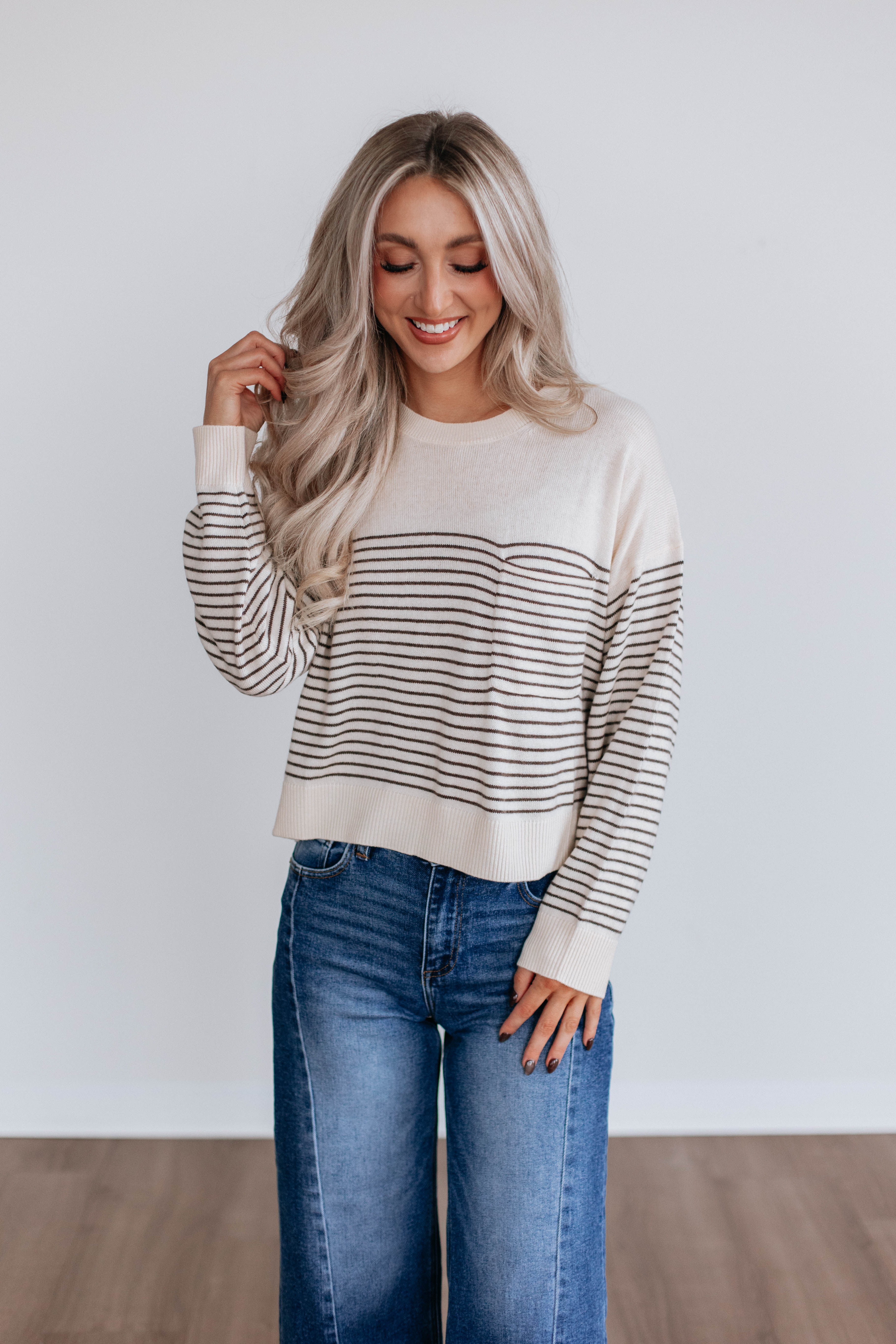 Alaina Striped Sweater