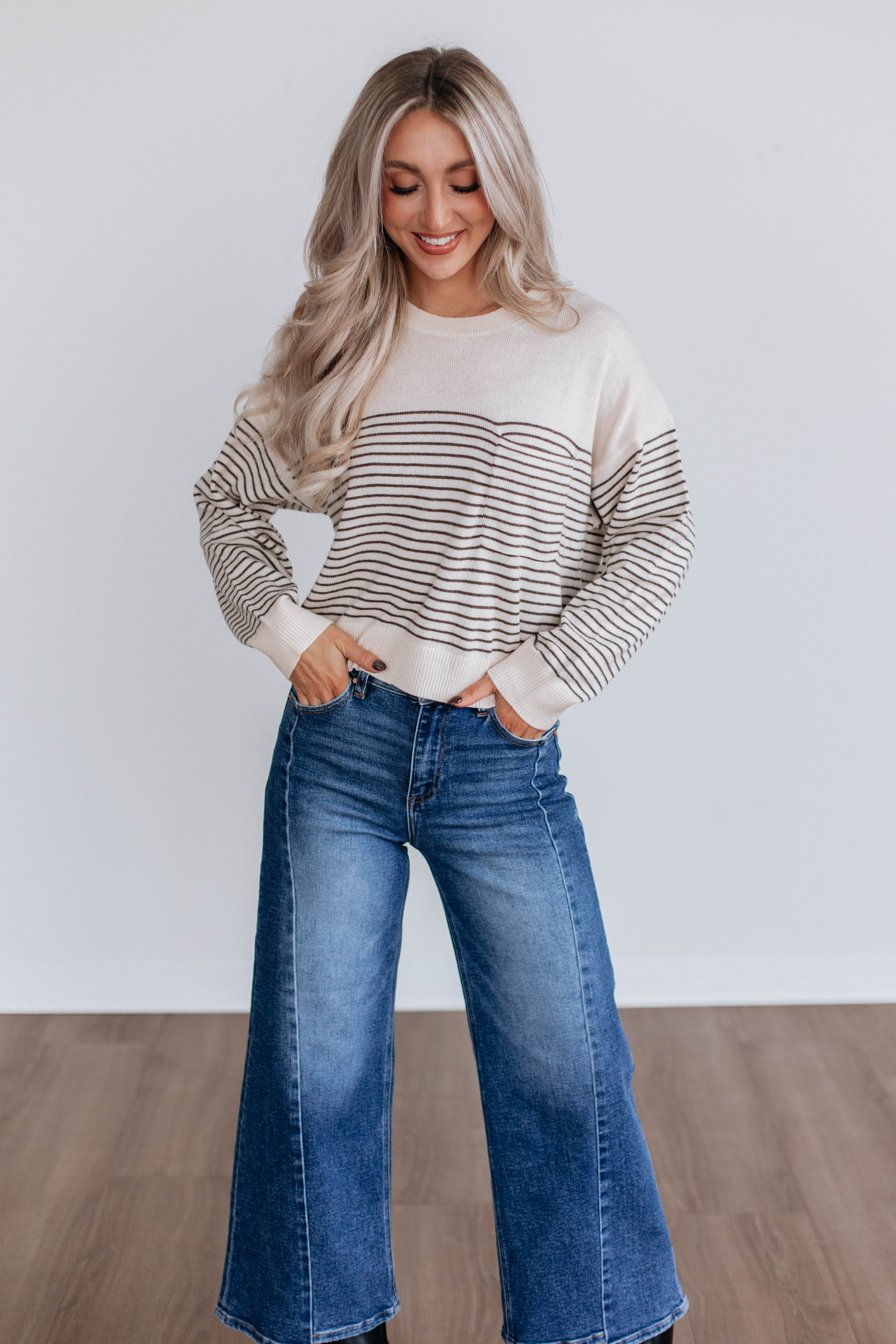 Alaina Striped Sweater