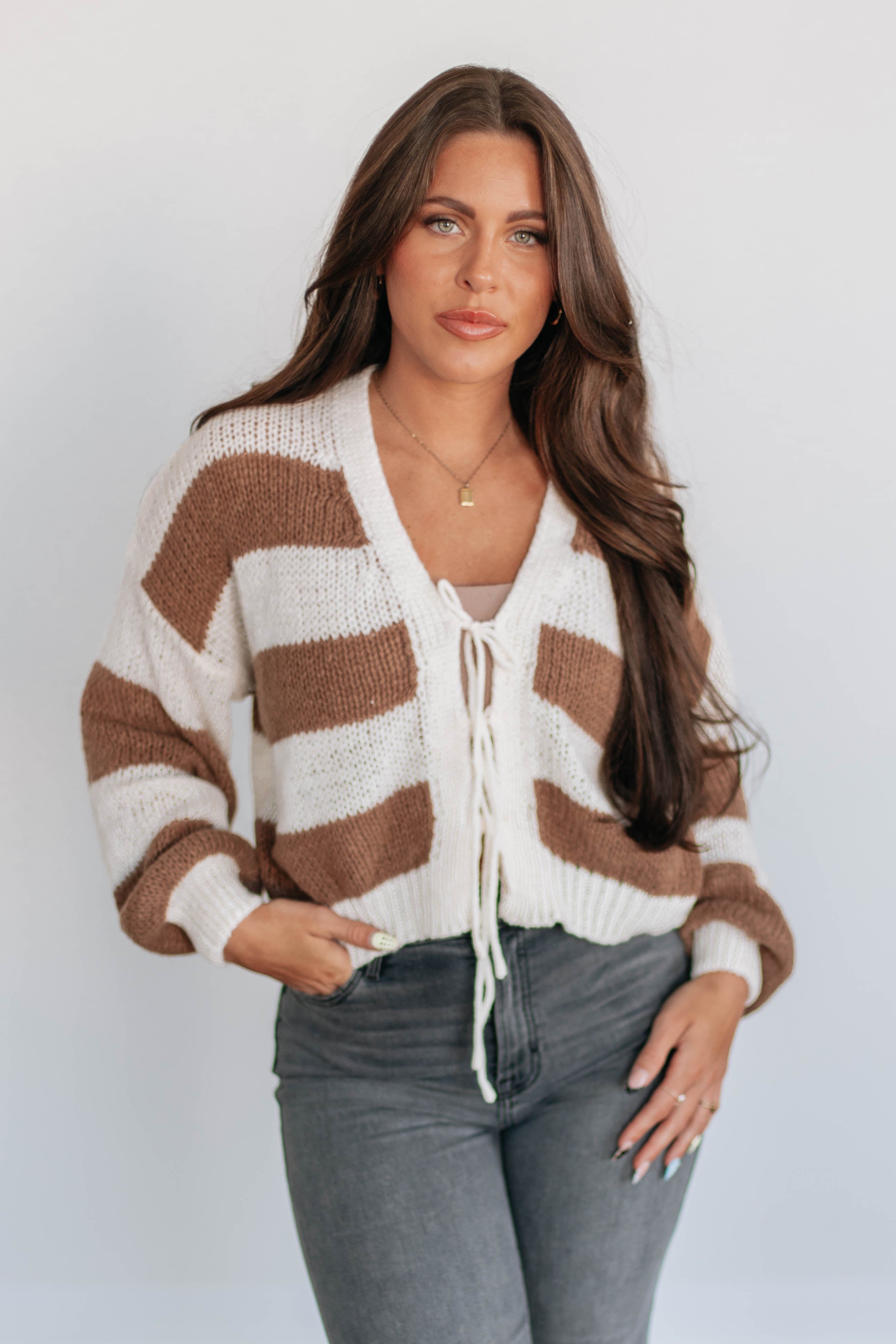 Elly Striped Cardigan