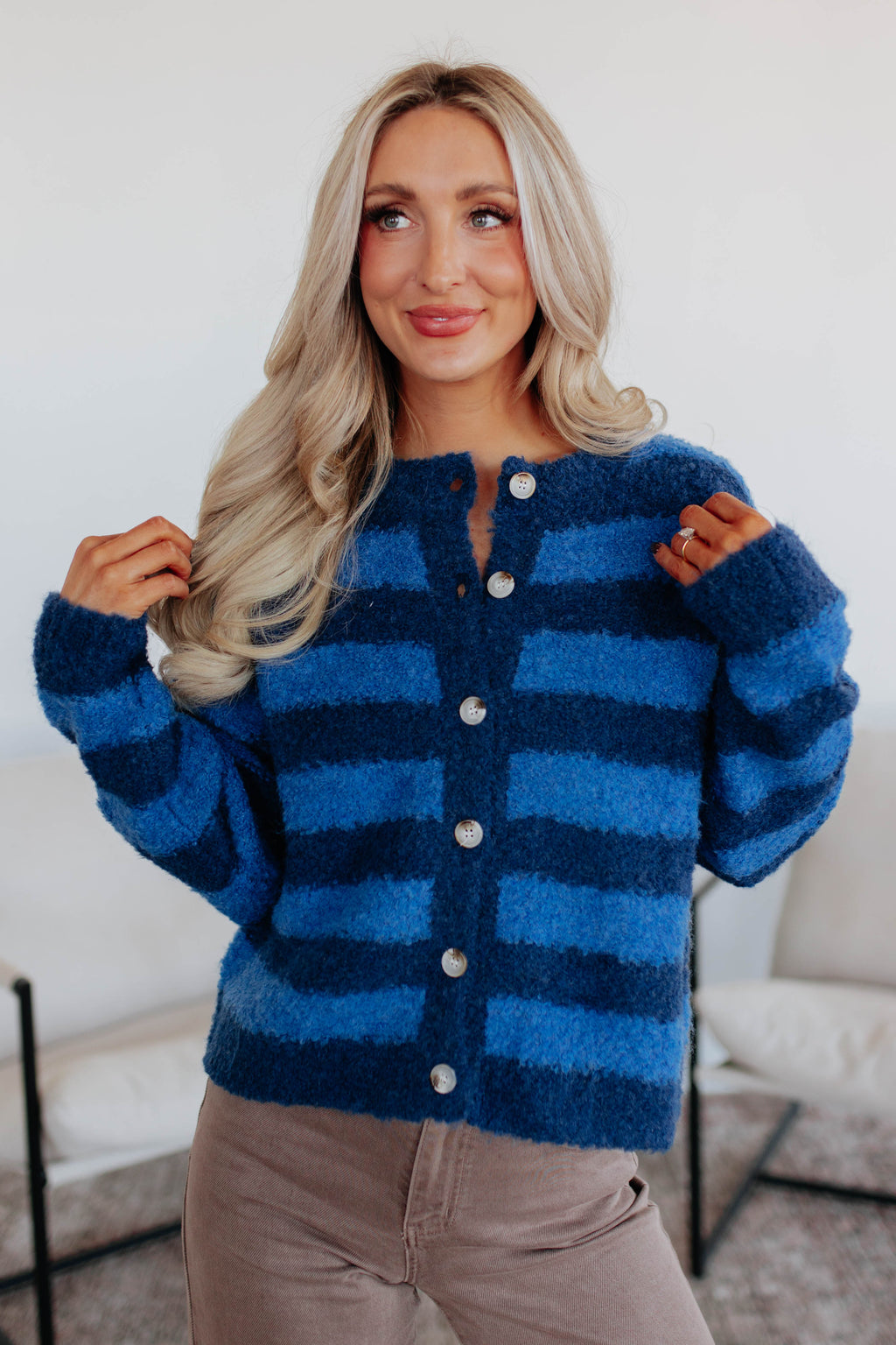 Brianna Striped Cardigan