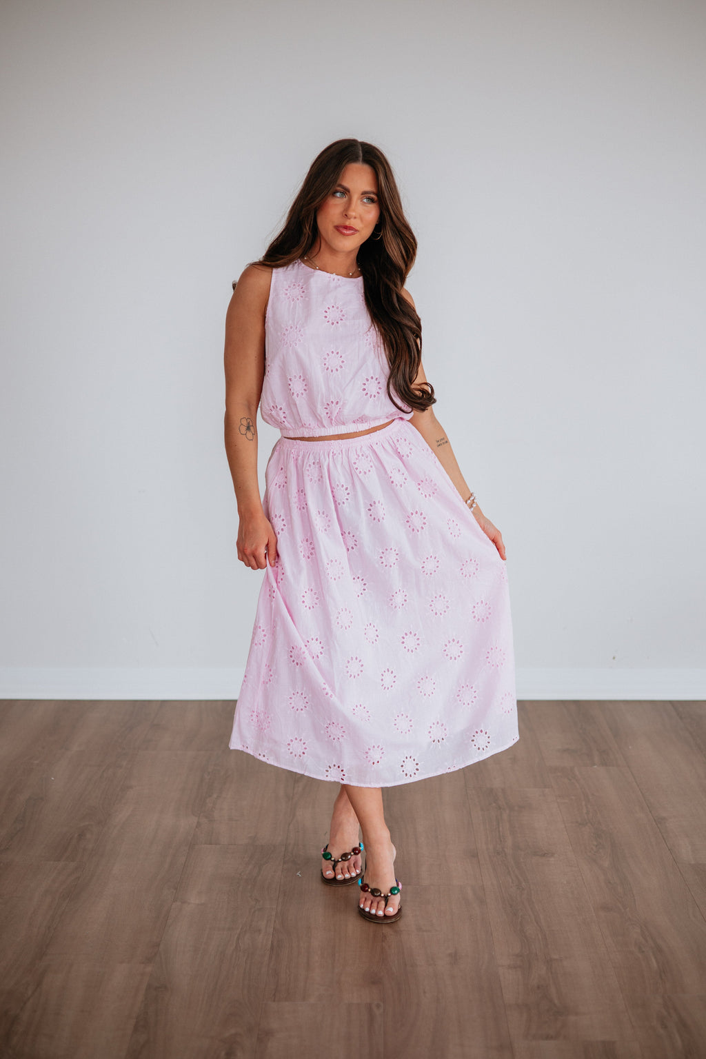 Eveline Eyelet Skirt
