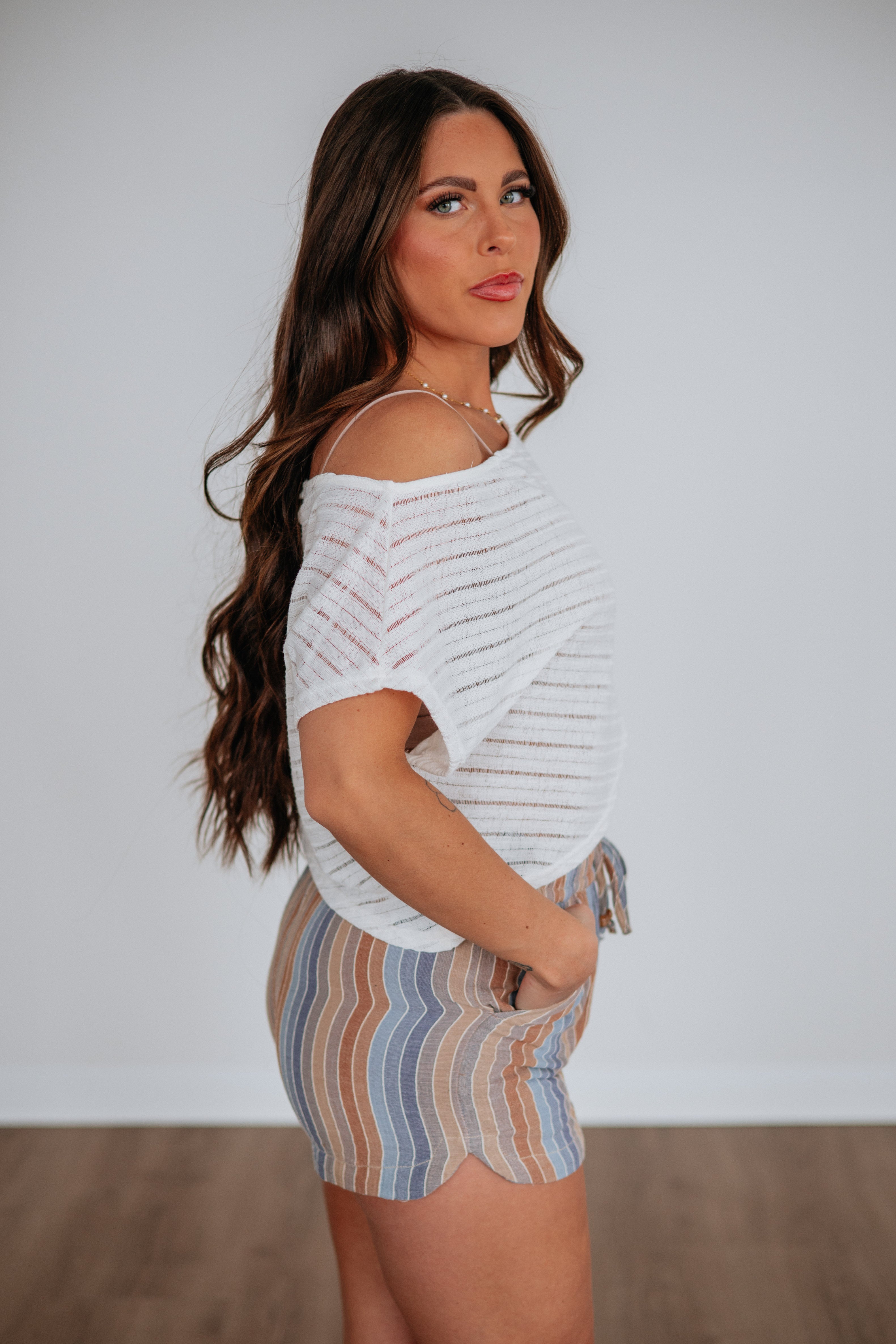 Brinney Striped Shorts