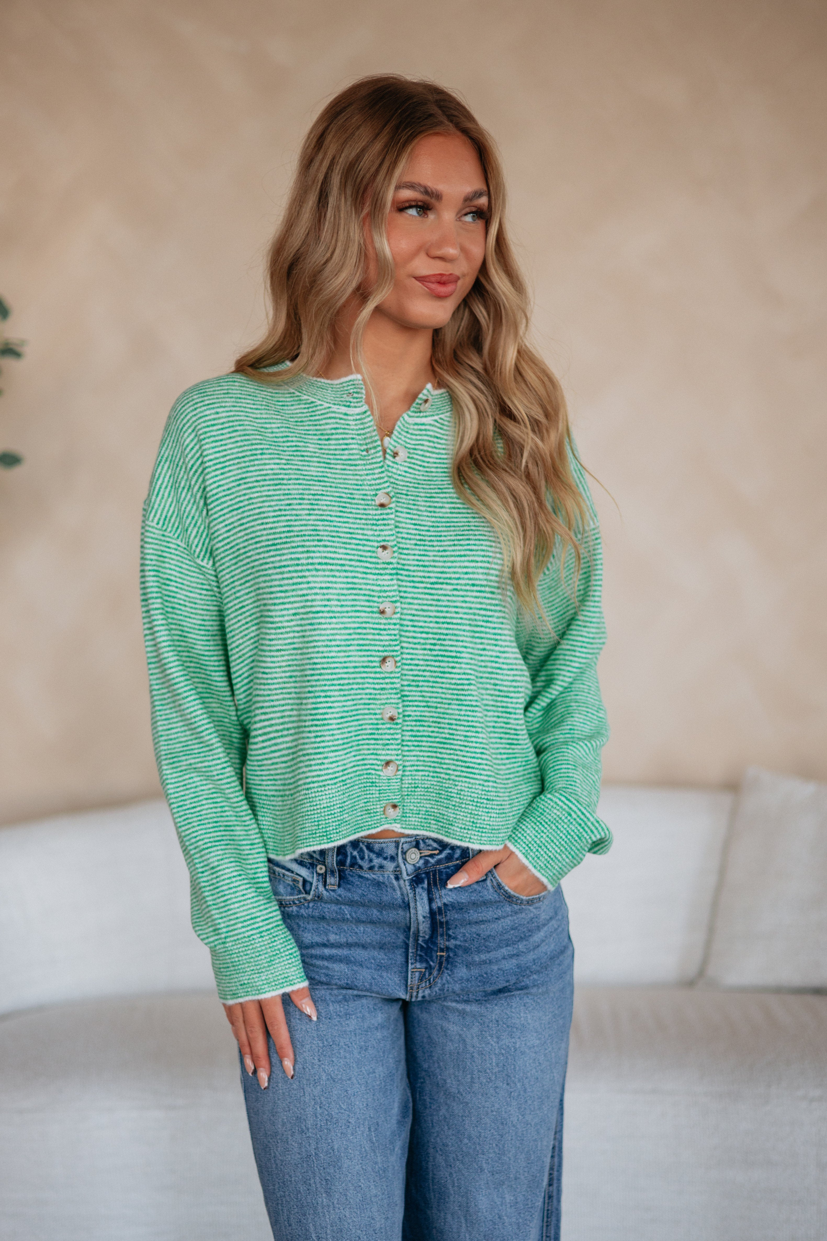 Julia Striped Cardigan