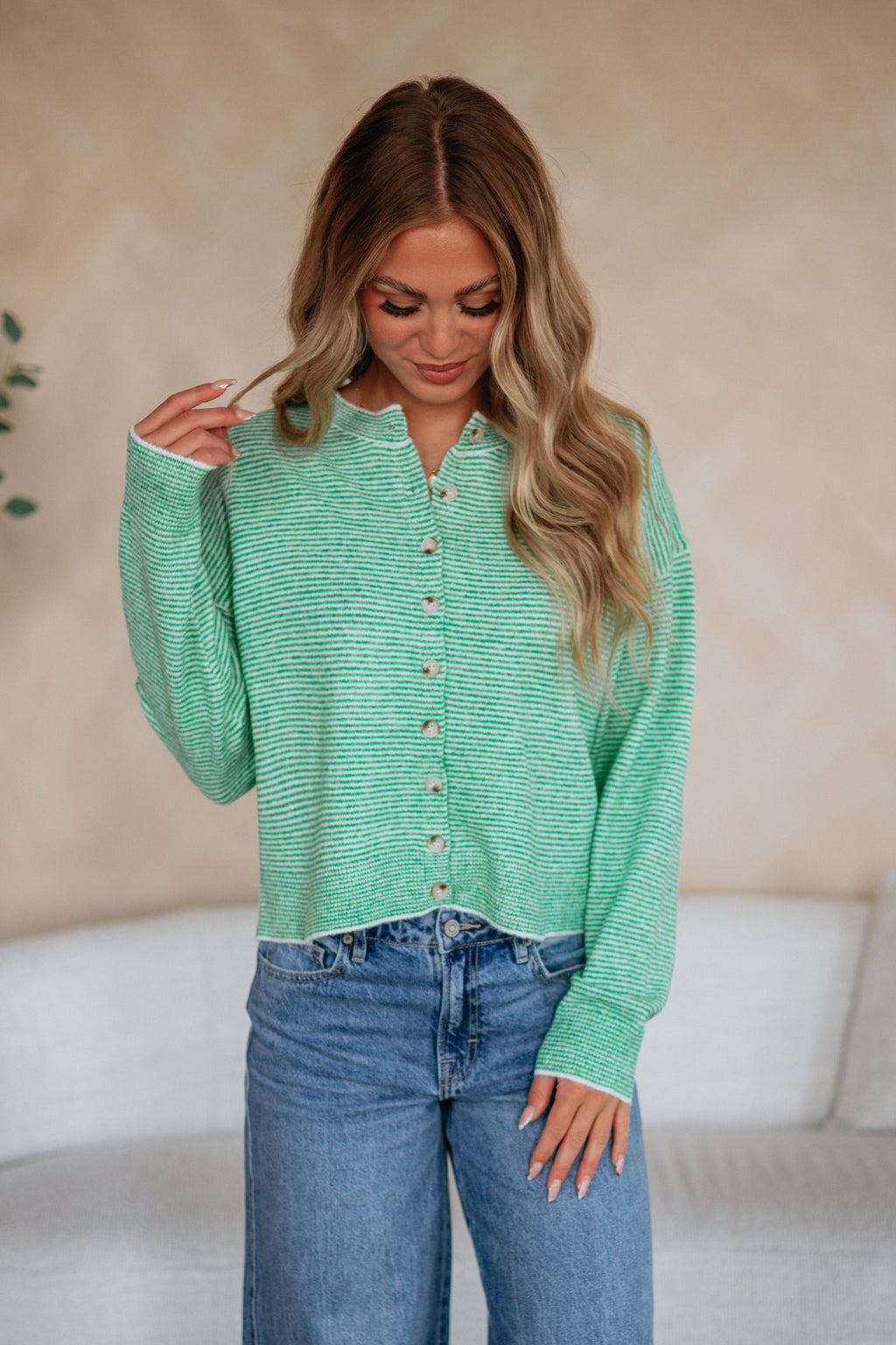 Julia Striped Cardigan