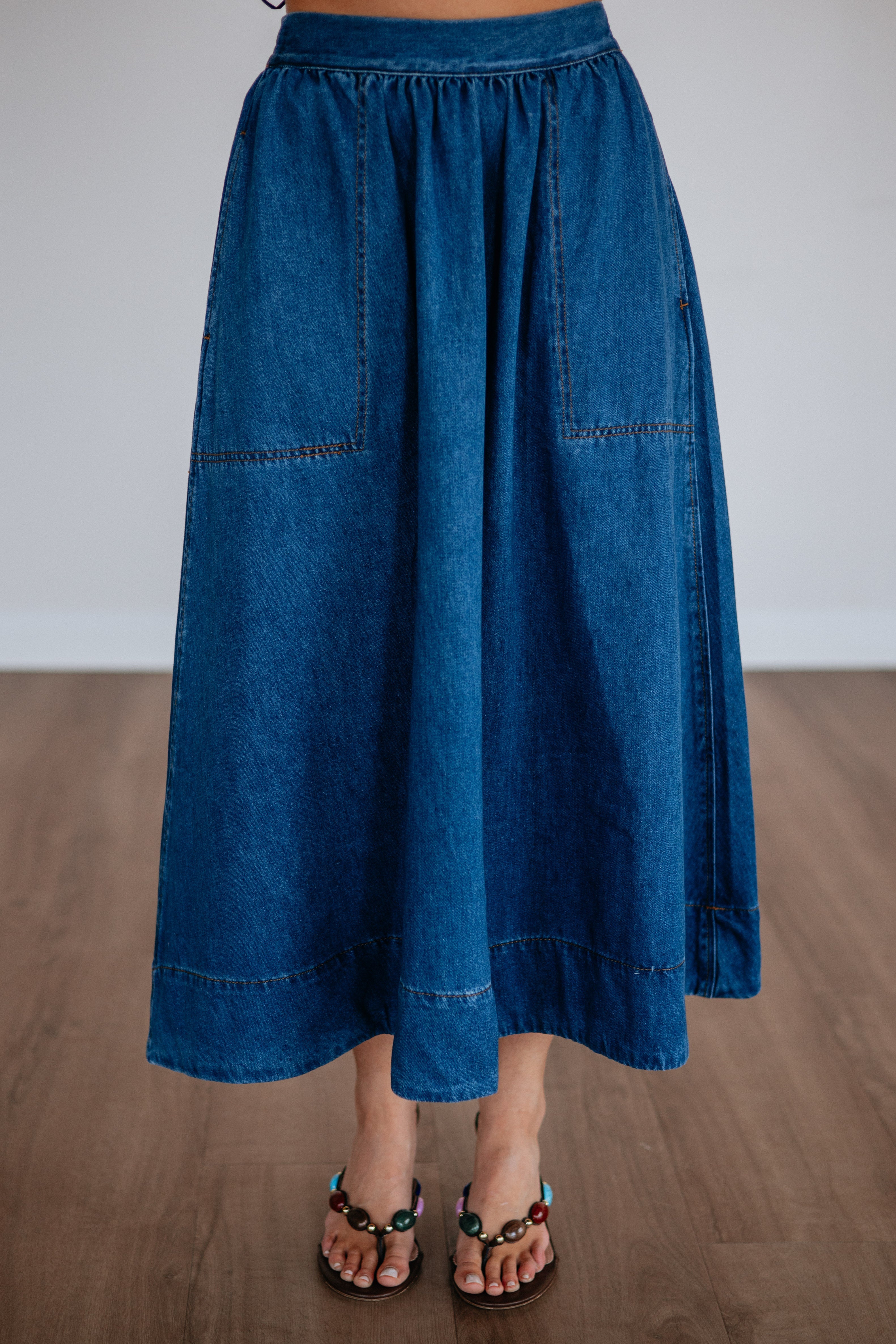 Lynetta Denim Skirt