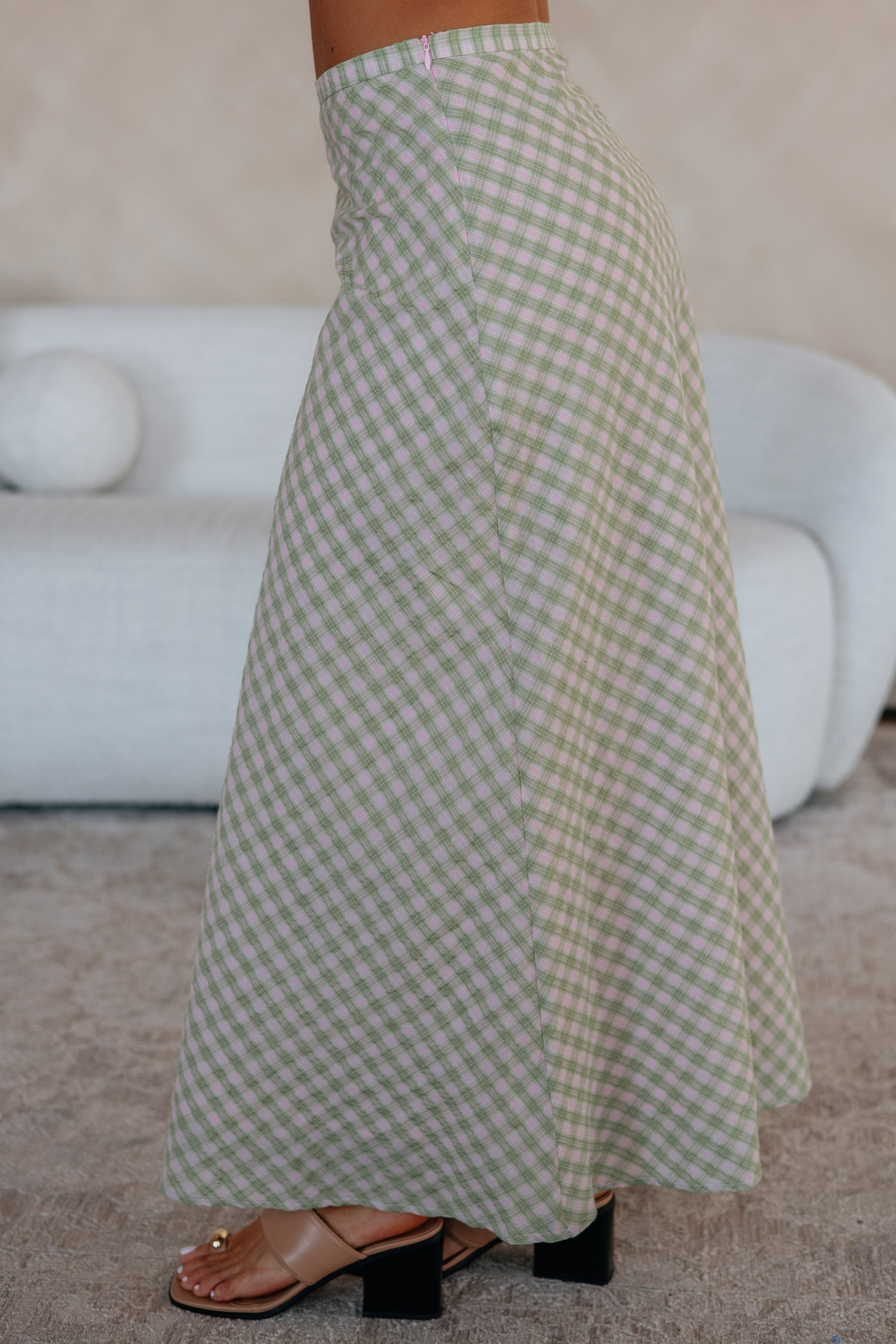 Jayci Gingham Skirt