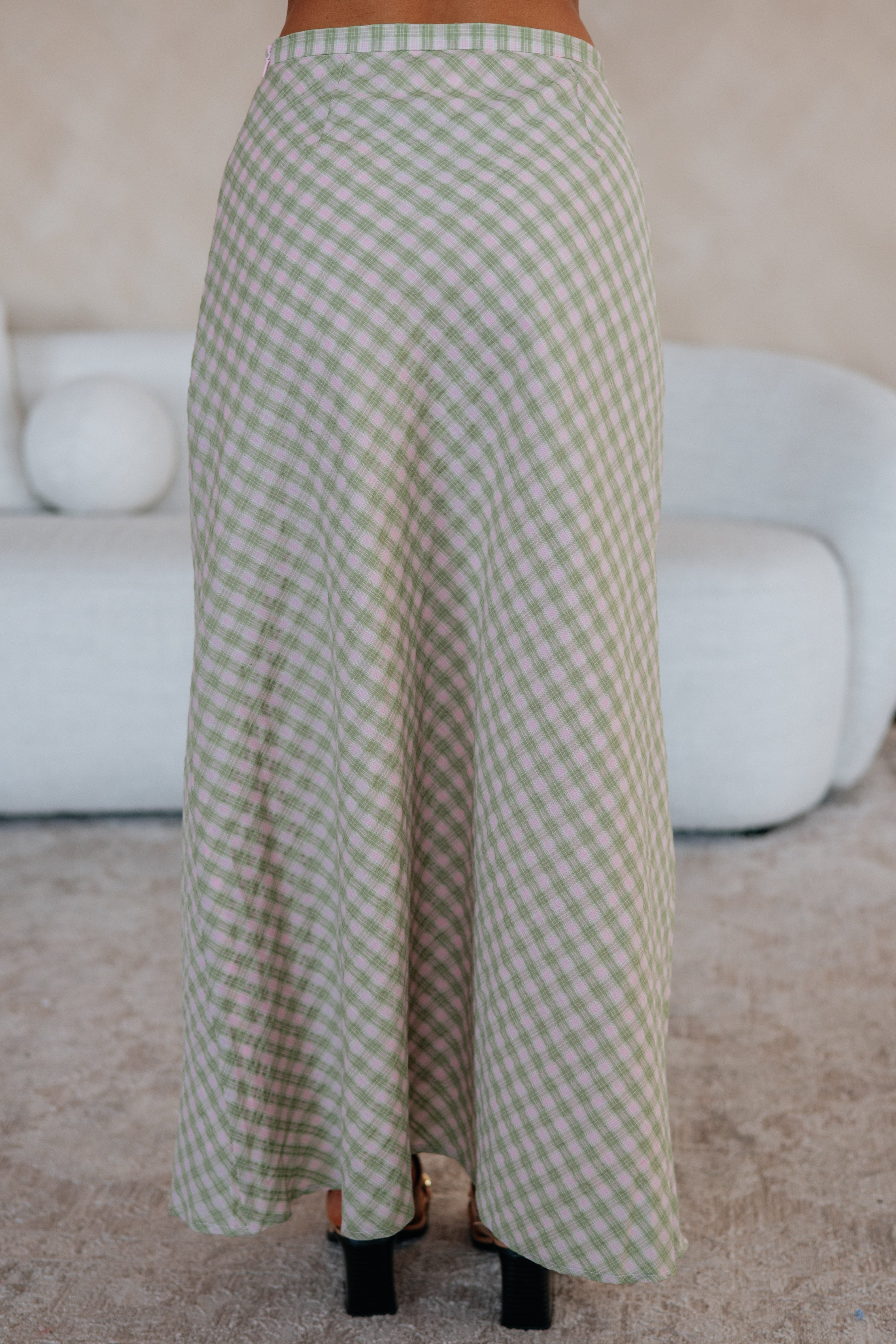 Jayci Gingham Skirt