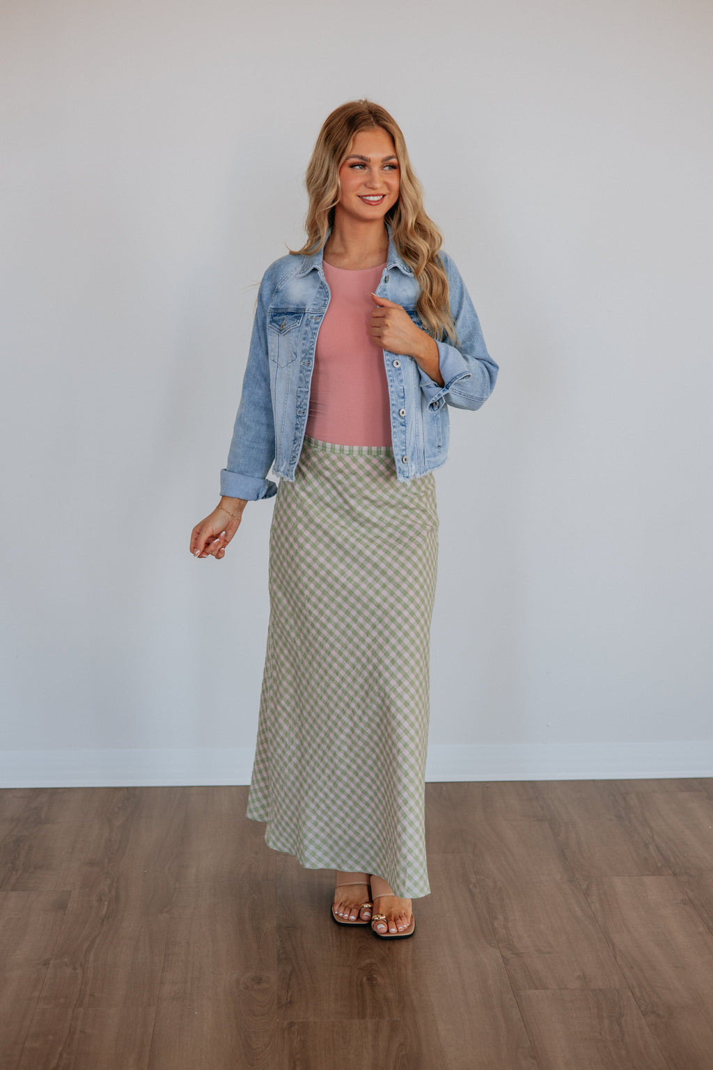 Jayci Gingham Skirt