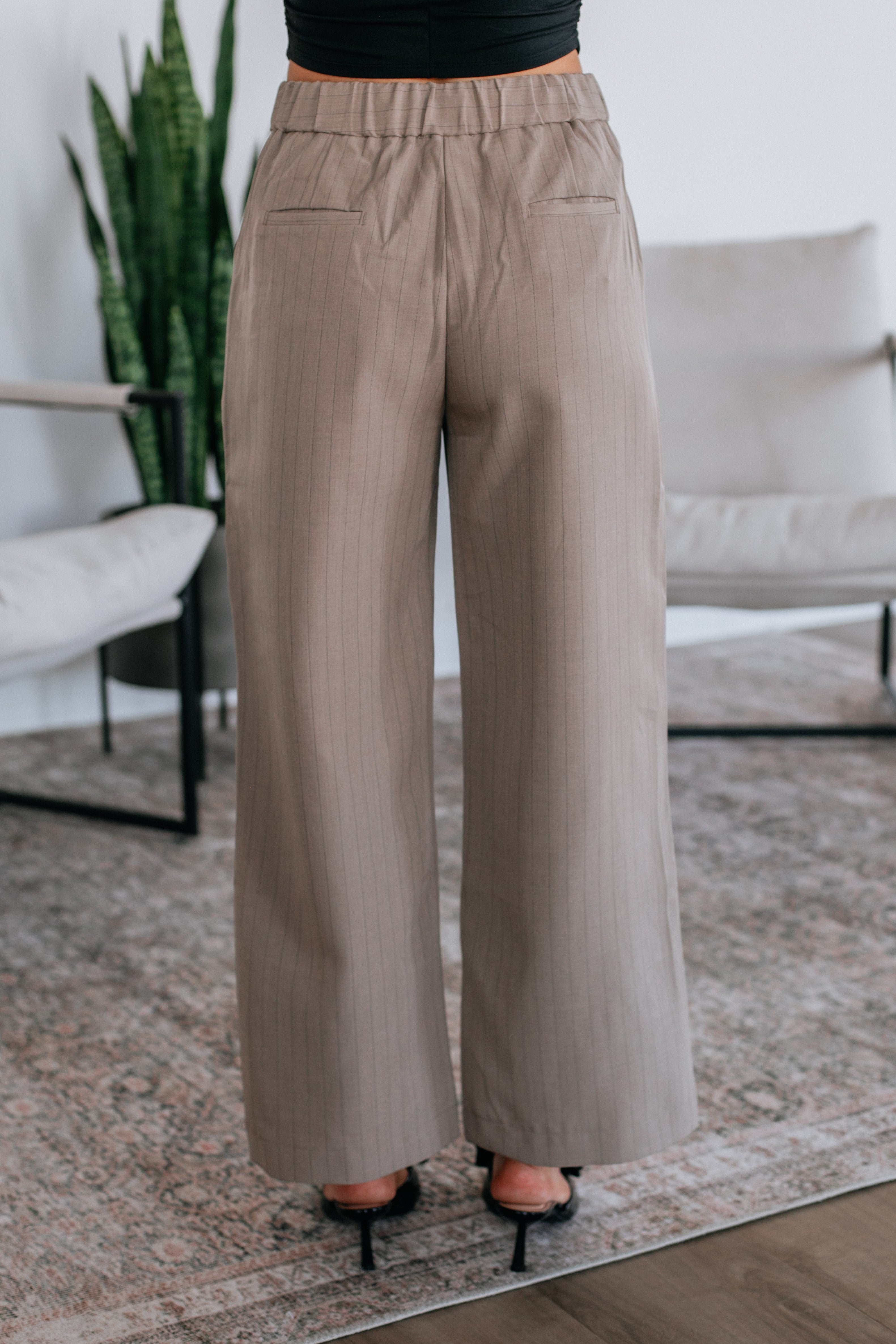 Molly Pinstriped Trousers