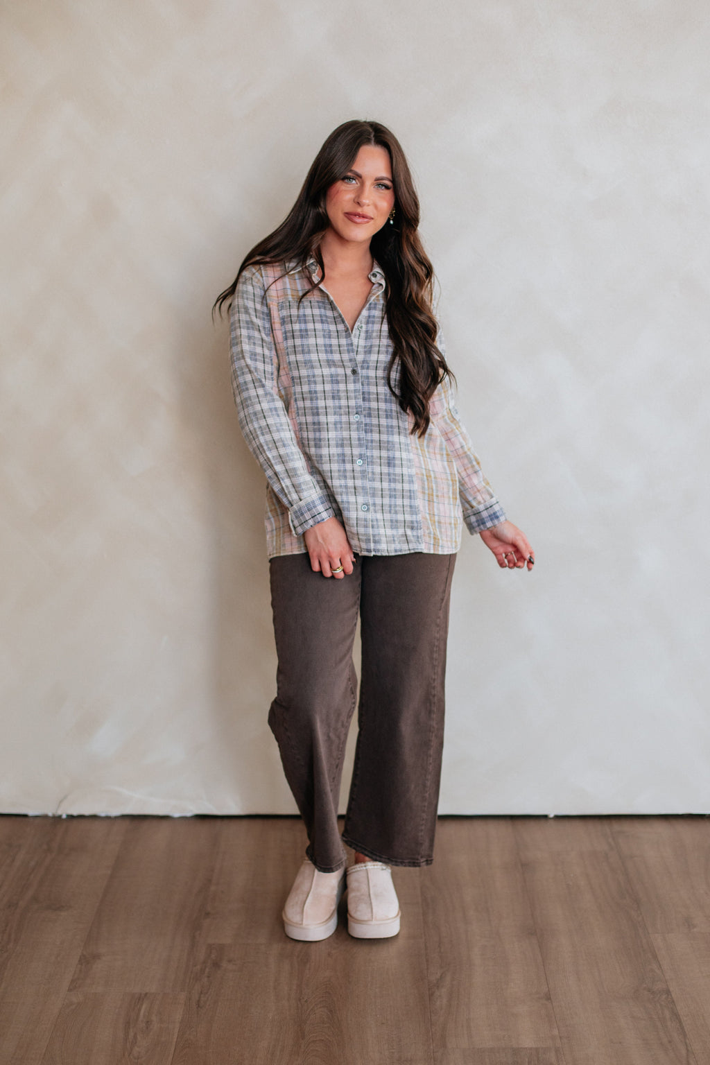 Teigan Flannel Top