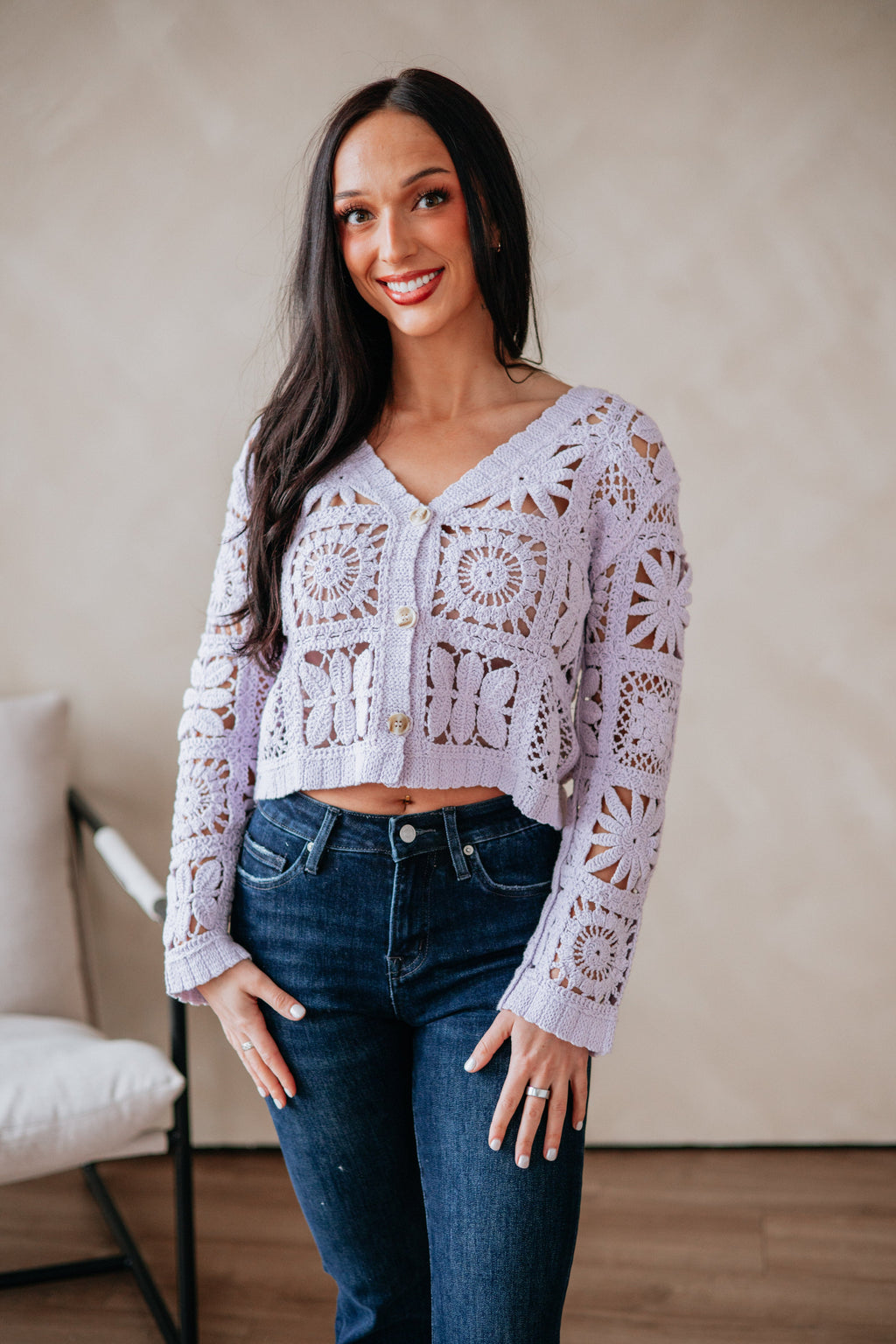 Ivana Crochet Cardigan