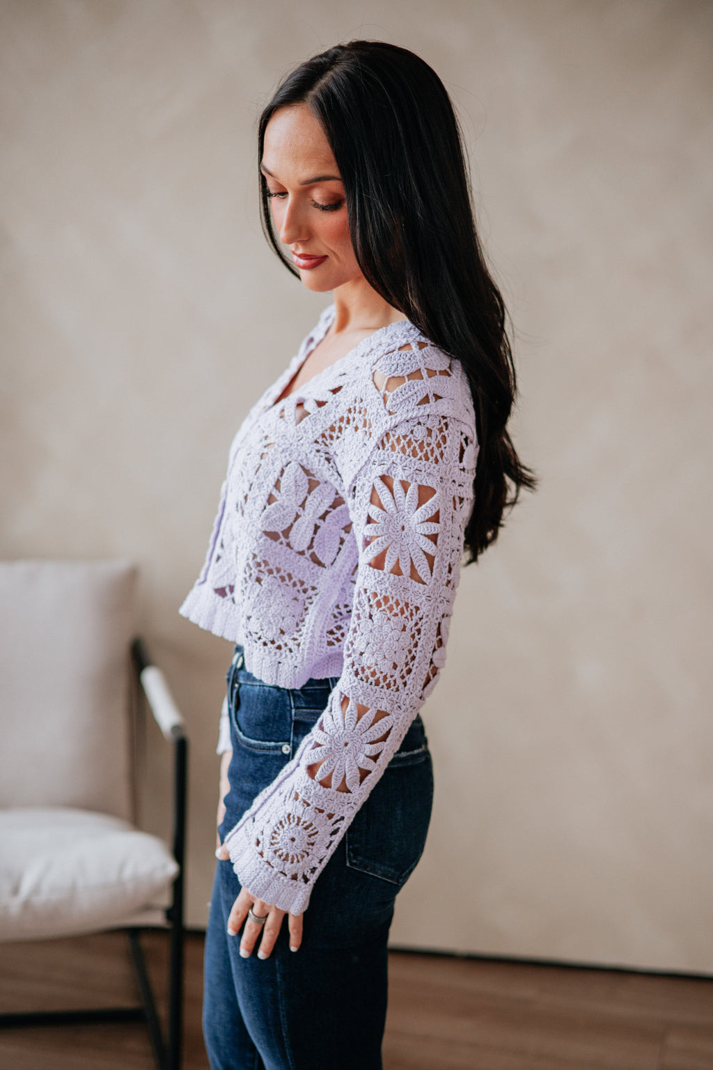 Ivana Crochet Cardigan