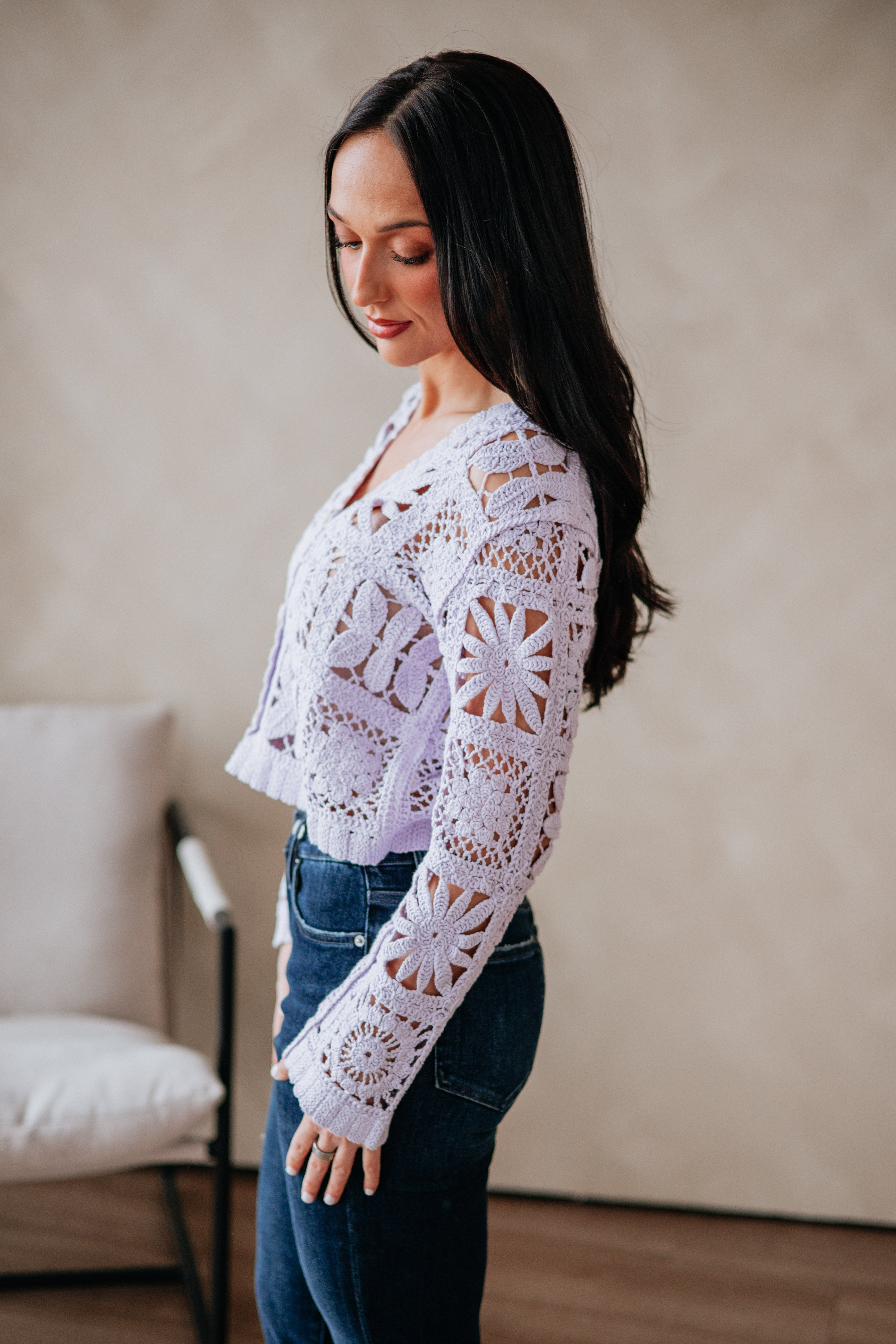 Ivana Crochet Cardigan