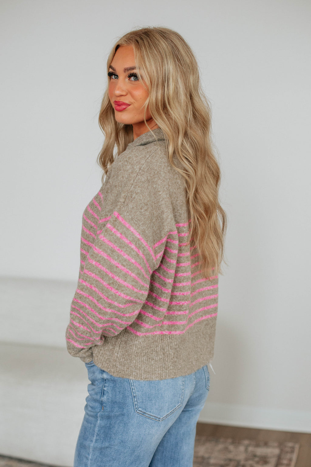 Tristen Striped Pullover