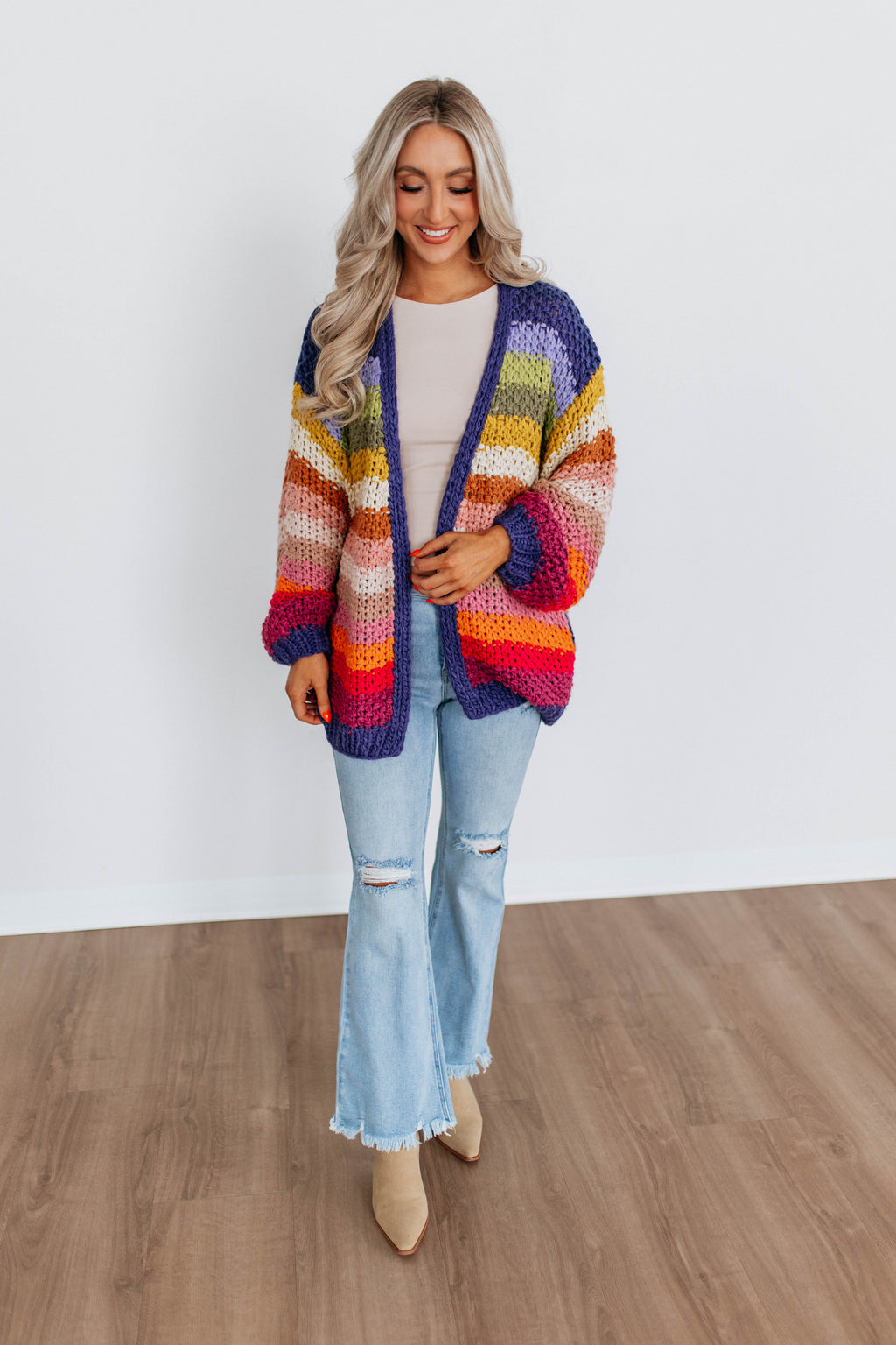 Hollie Striped Cardigan