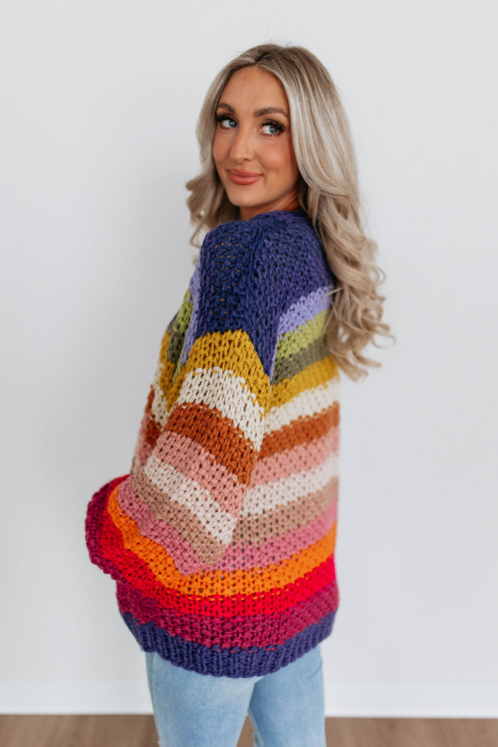Hollie Striped Cardigan