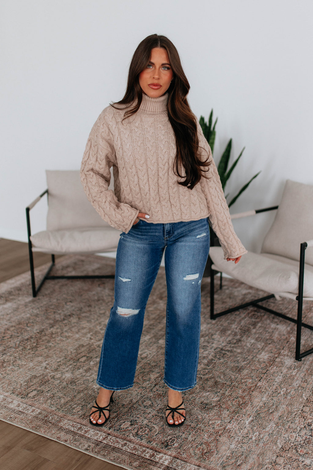 Kaylyn Cable Knit Sweater