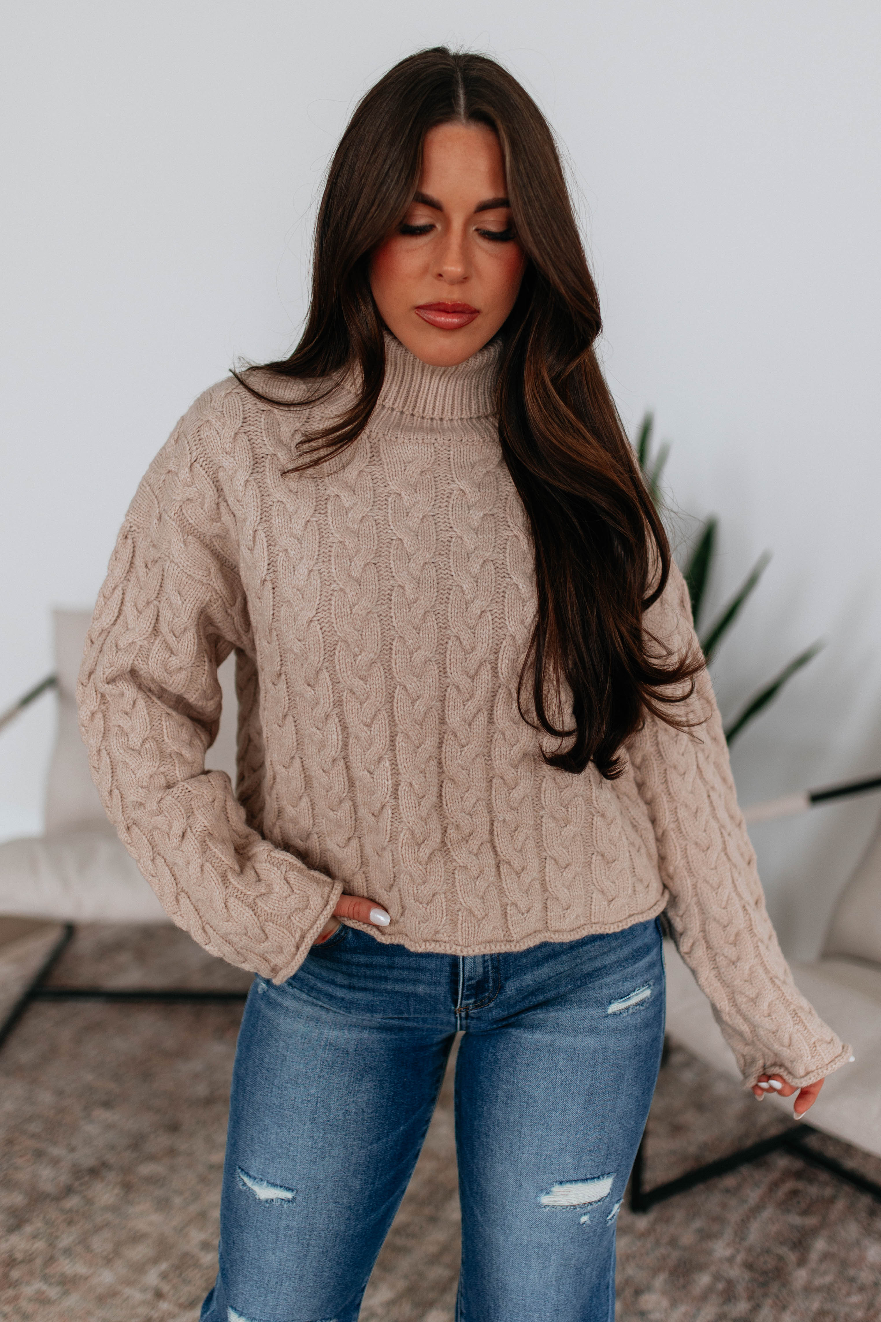 Kaylyn Cable Knit Sweater