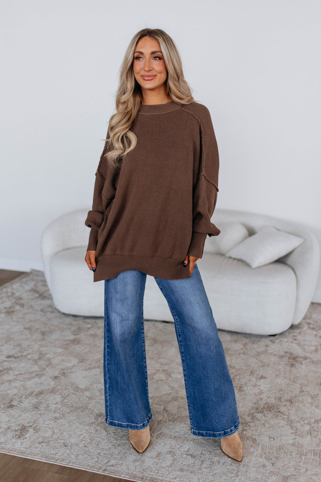 Violet Oversized Sweater