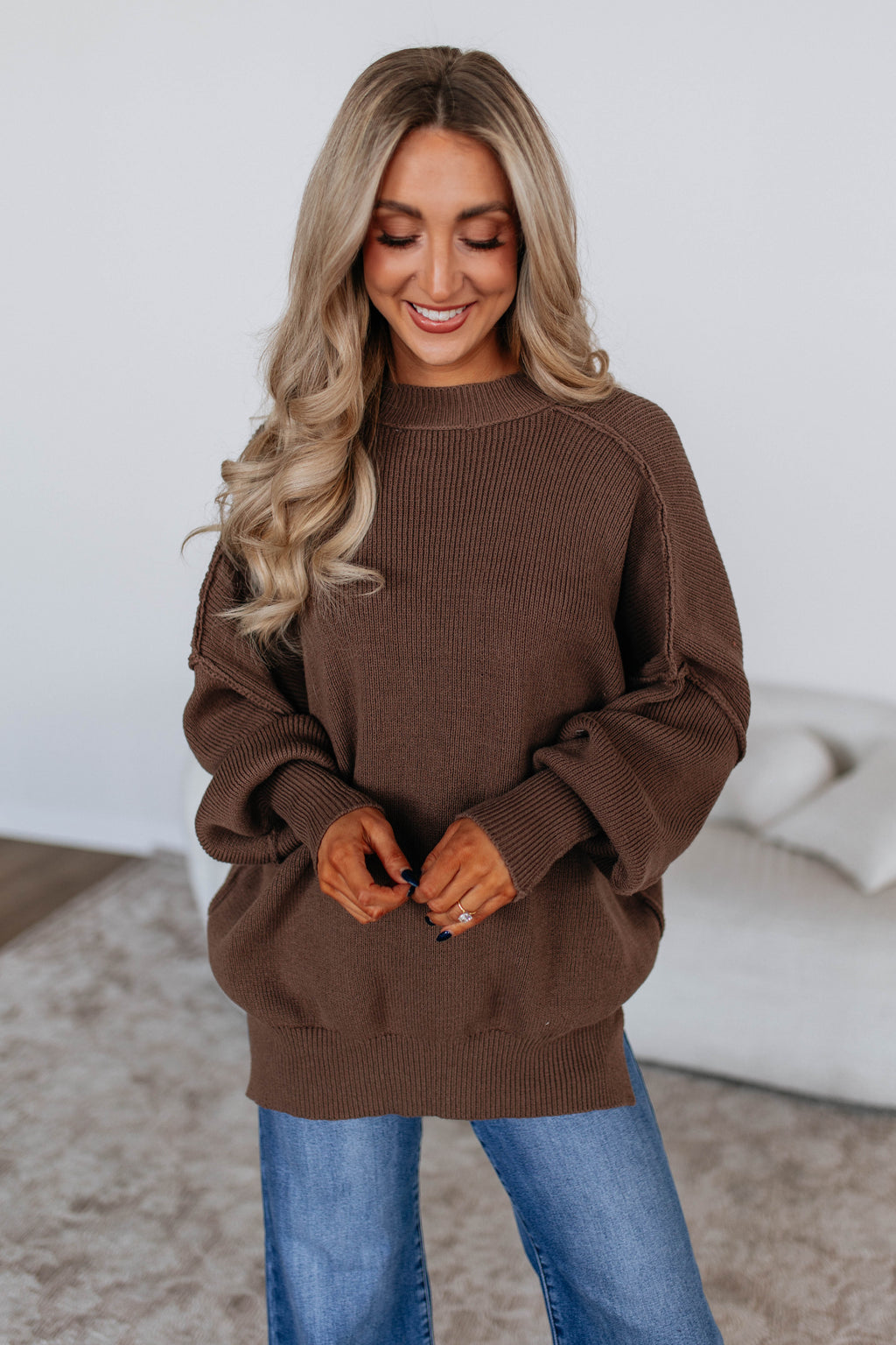 Violet Oversized Sweater