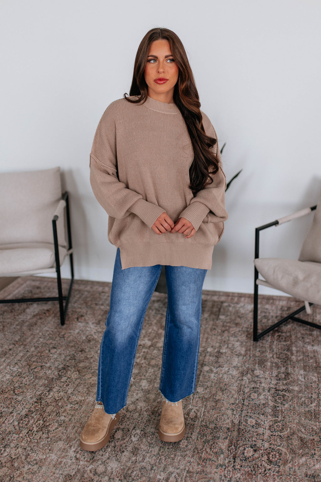 Violet Oversized Sweater