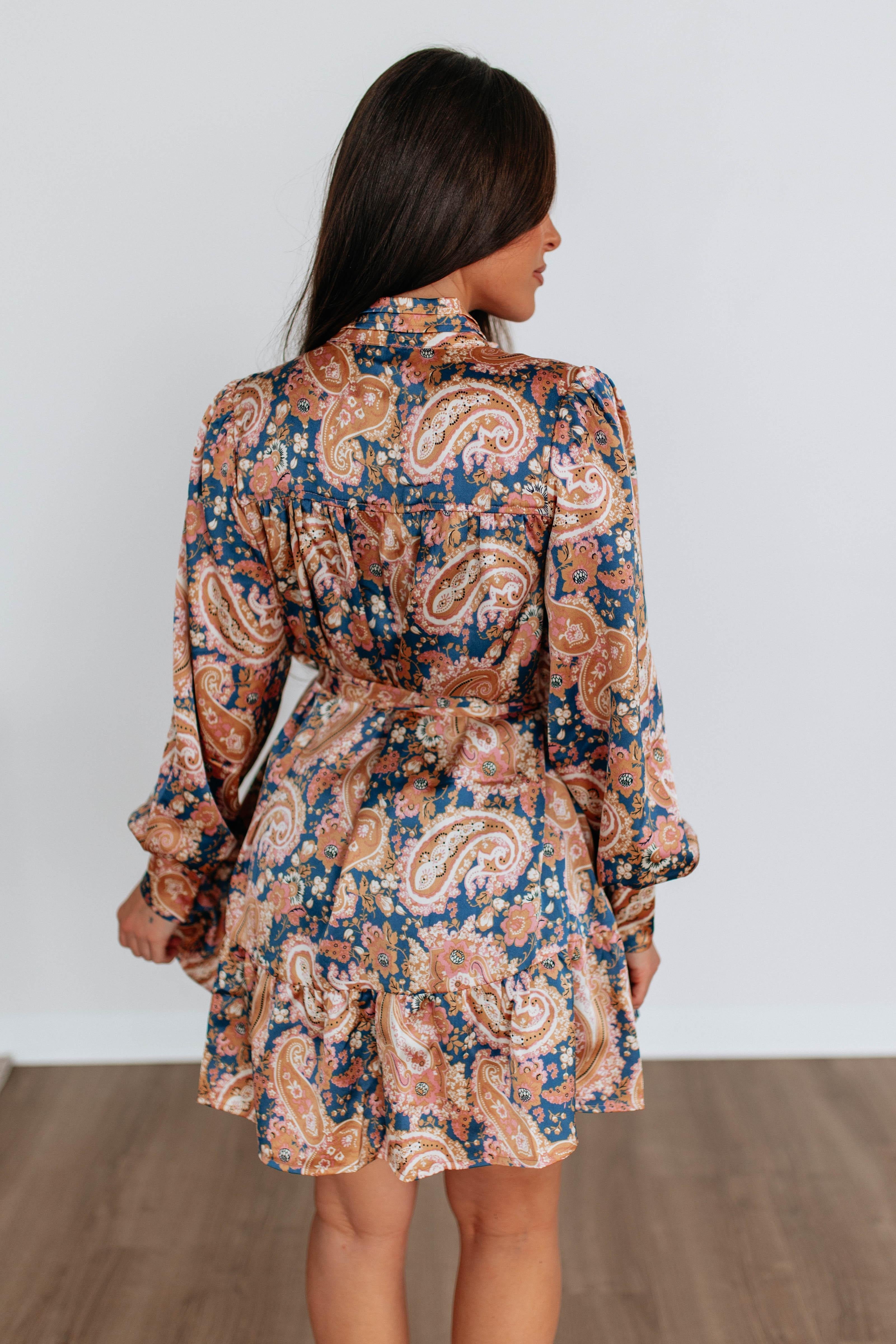 Mindy Paisley Dress