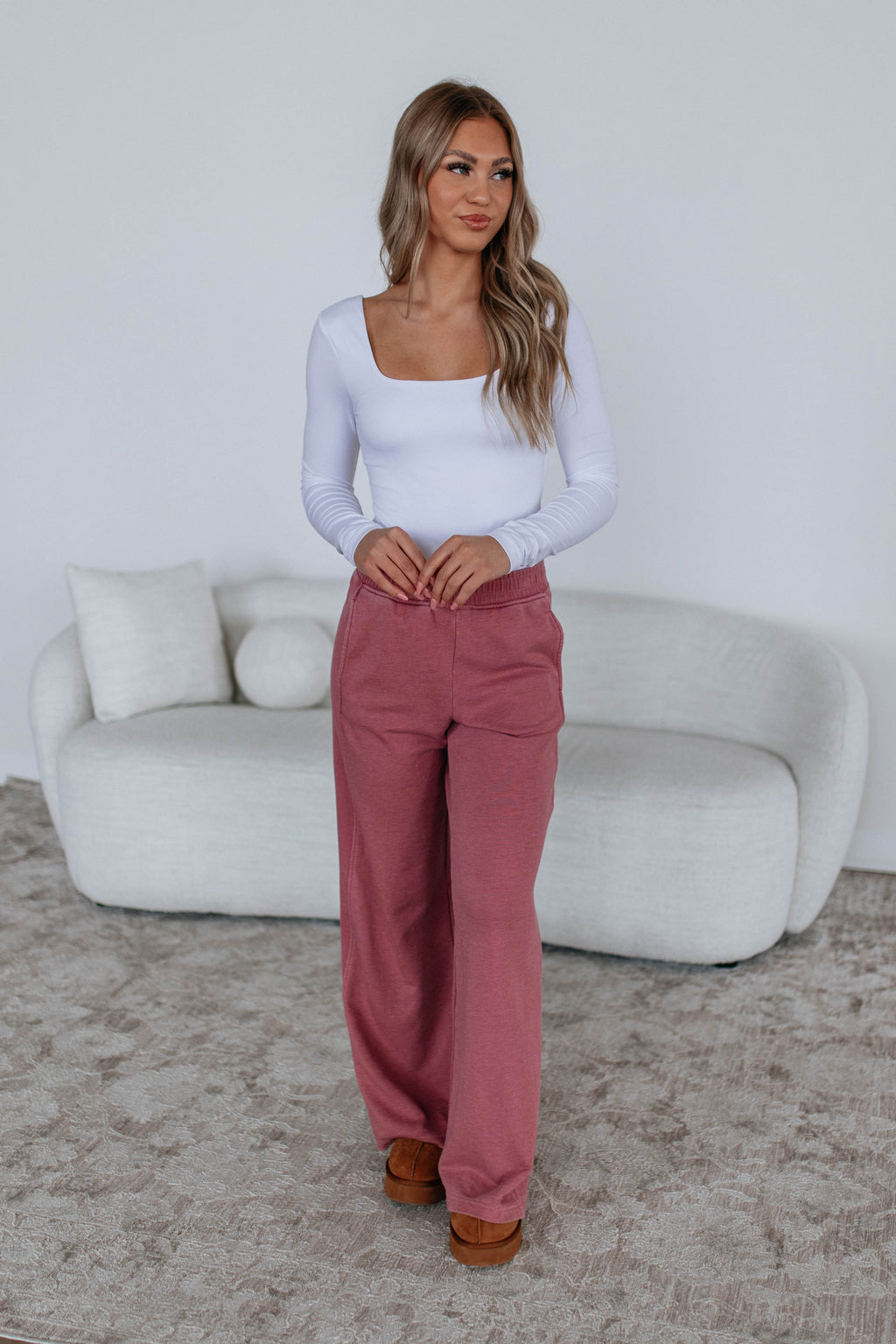 Rayn Lounge Pants - Berry