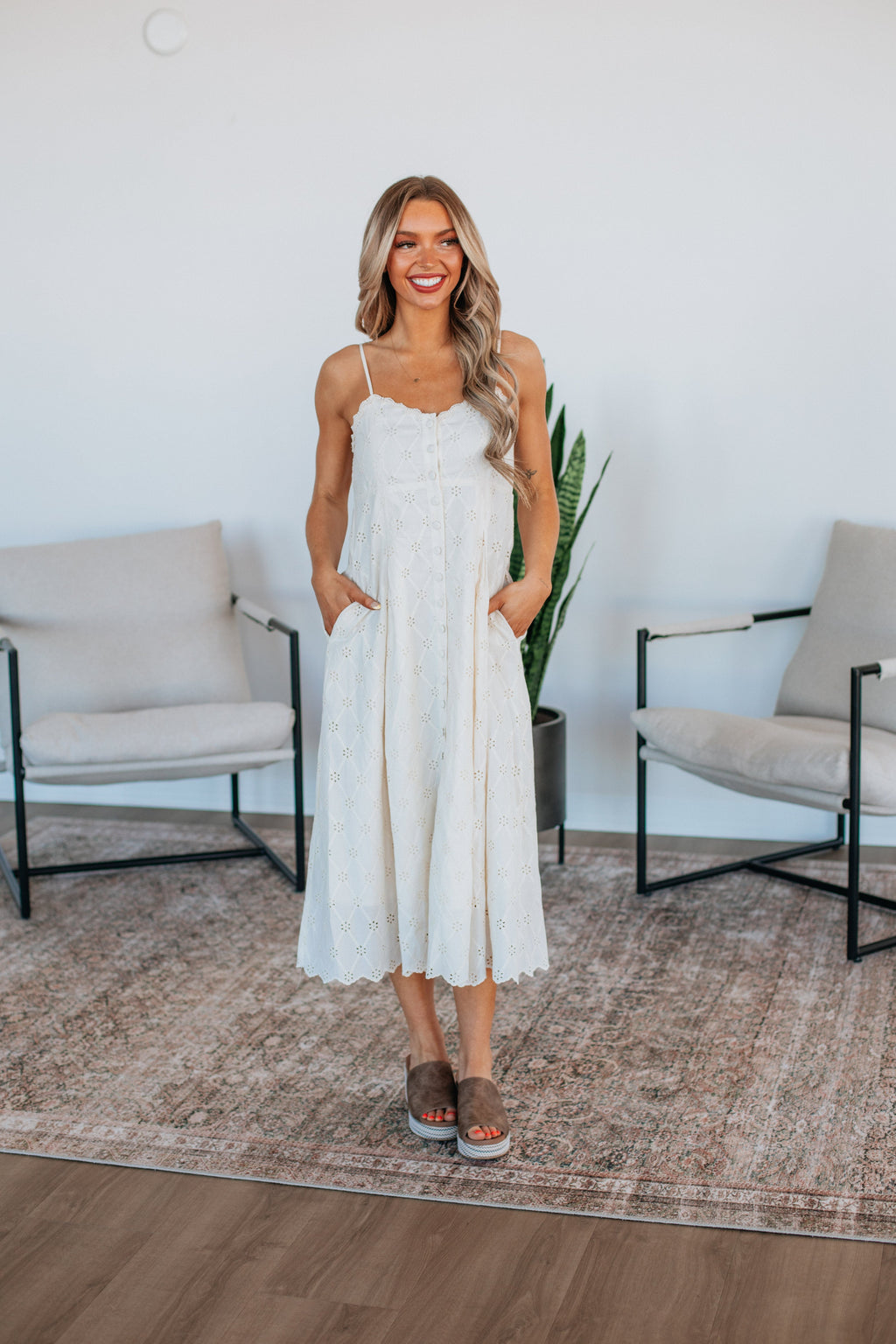 Keylan Eyelet Dress