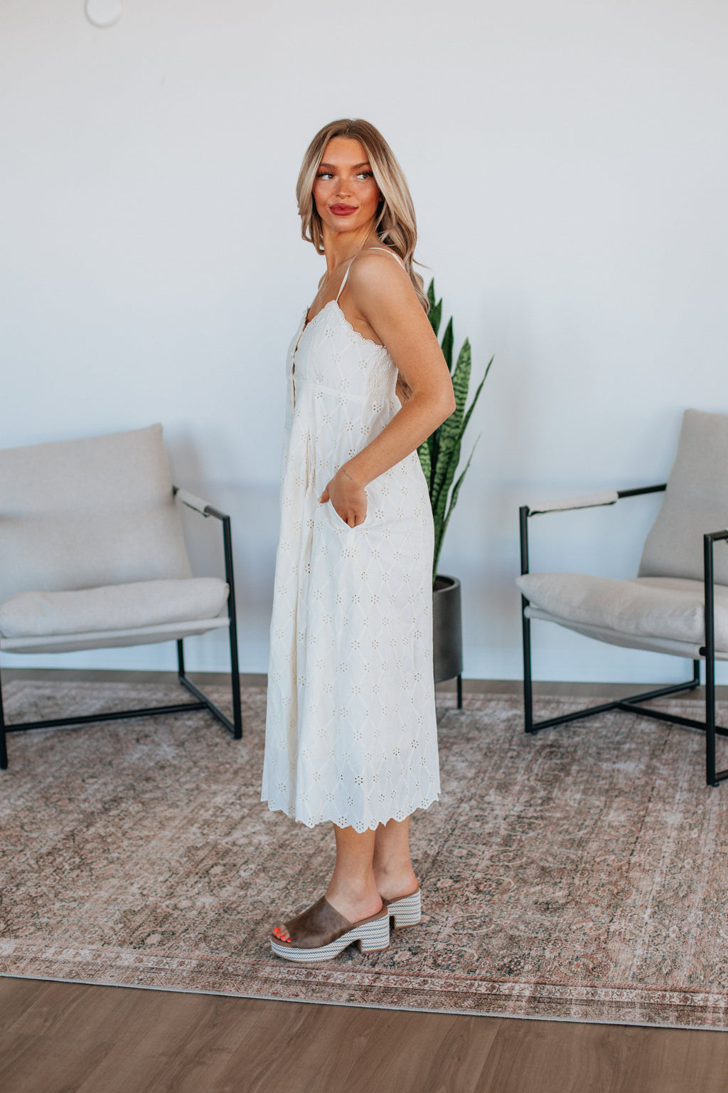 Keylan Eyelet Dress